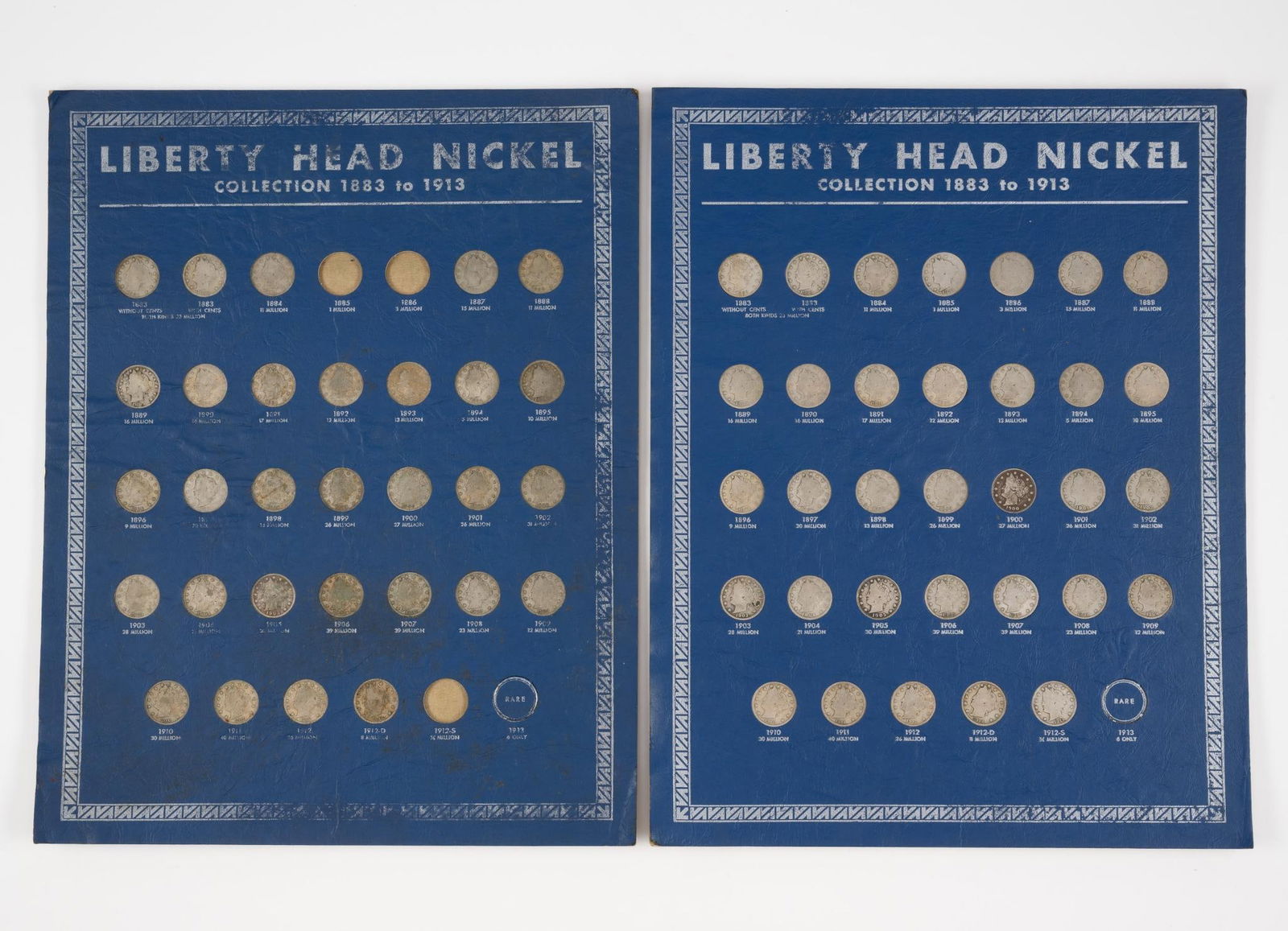 Two Old Sets Of V Liberty Nickels (1 of 5)