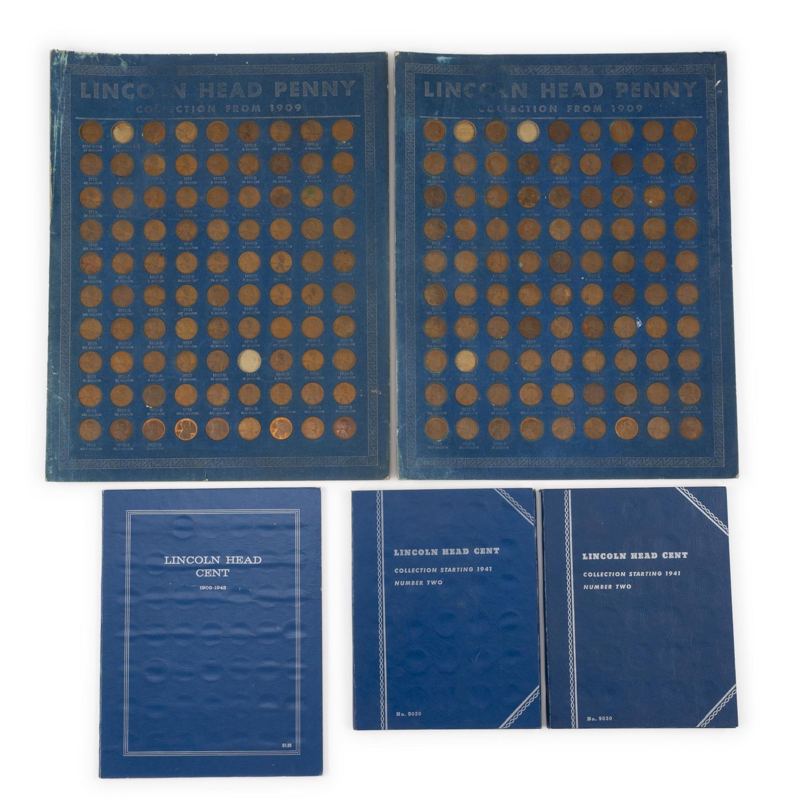 Two Old Sets Of Wheat Cents (1 of 7)