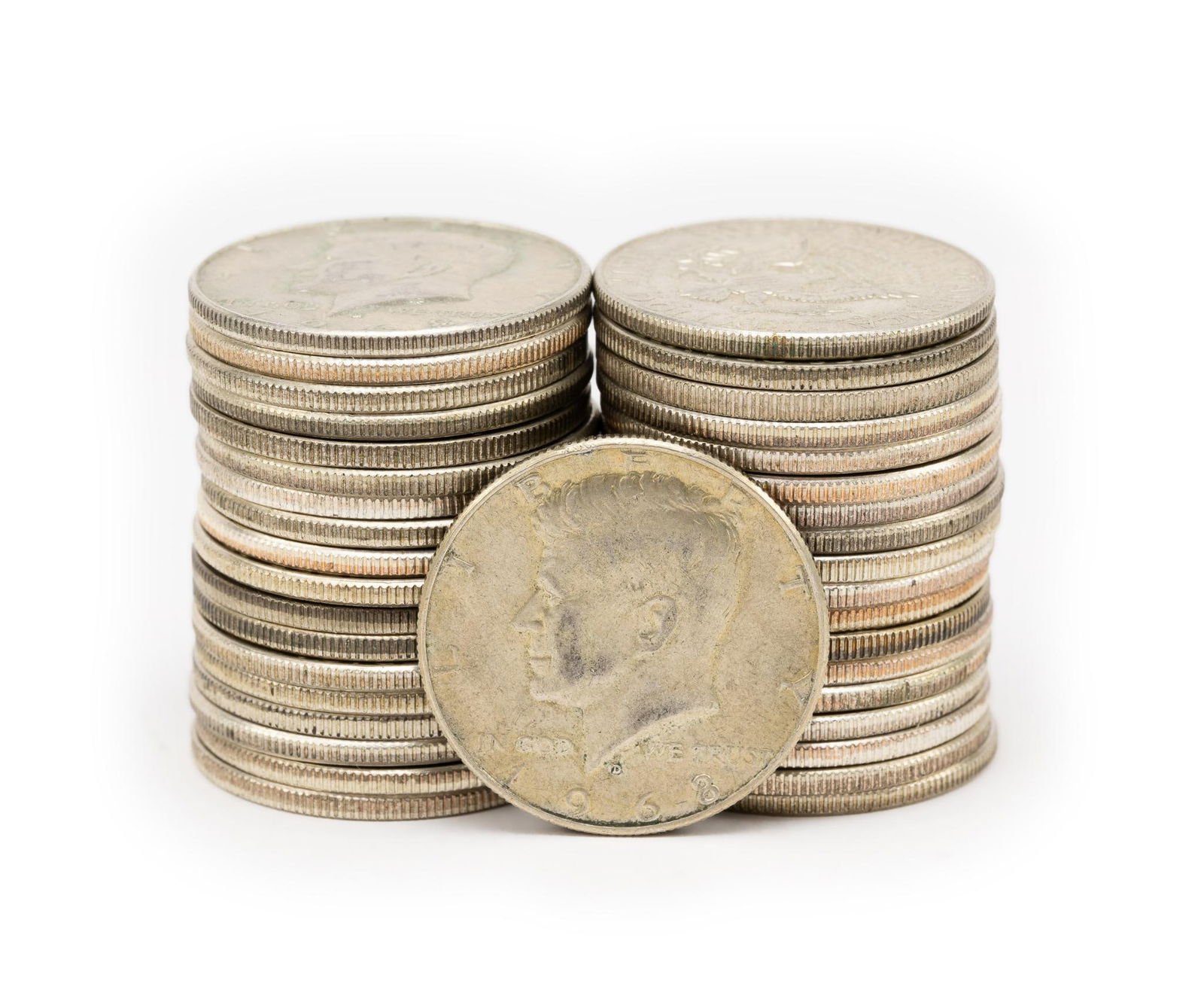 37 Silver Kennedy Half Dollars (1 of 1)