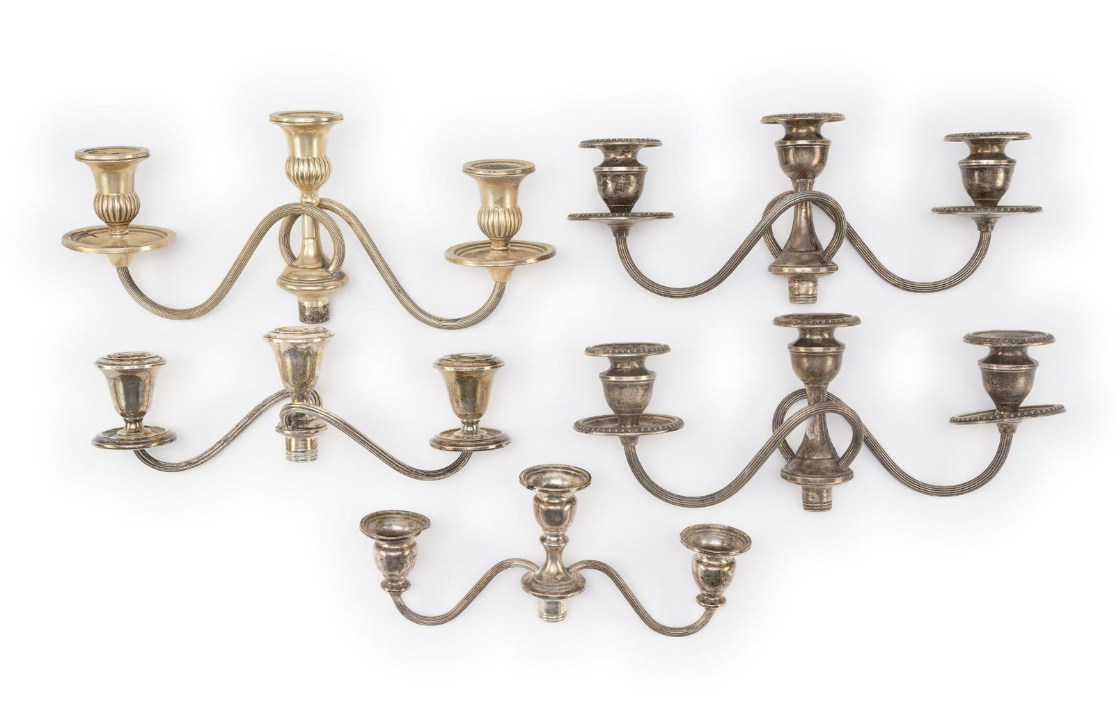 Weighted Sterling Silver Candelabra Pieces (1 of 2)
