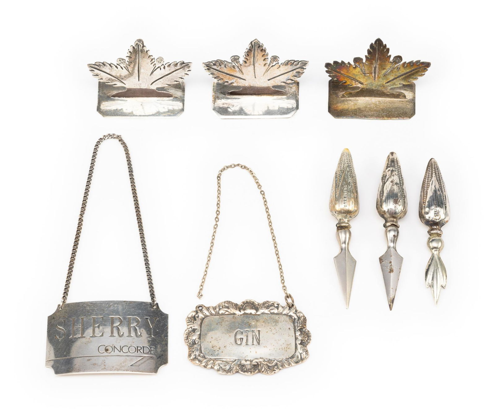 8 Sterling Silver Table Items (1 of 7)