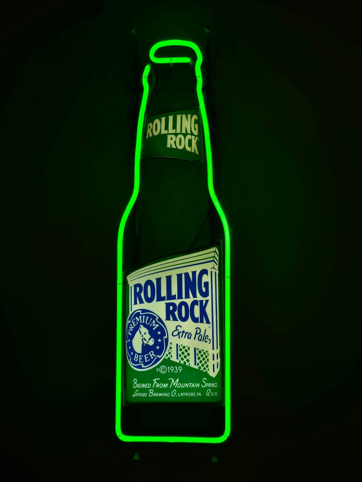 Rolling Rock Bottle Neon Sign (1 of 3)