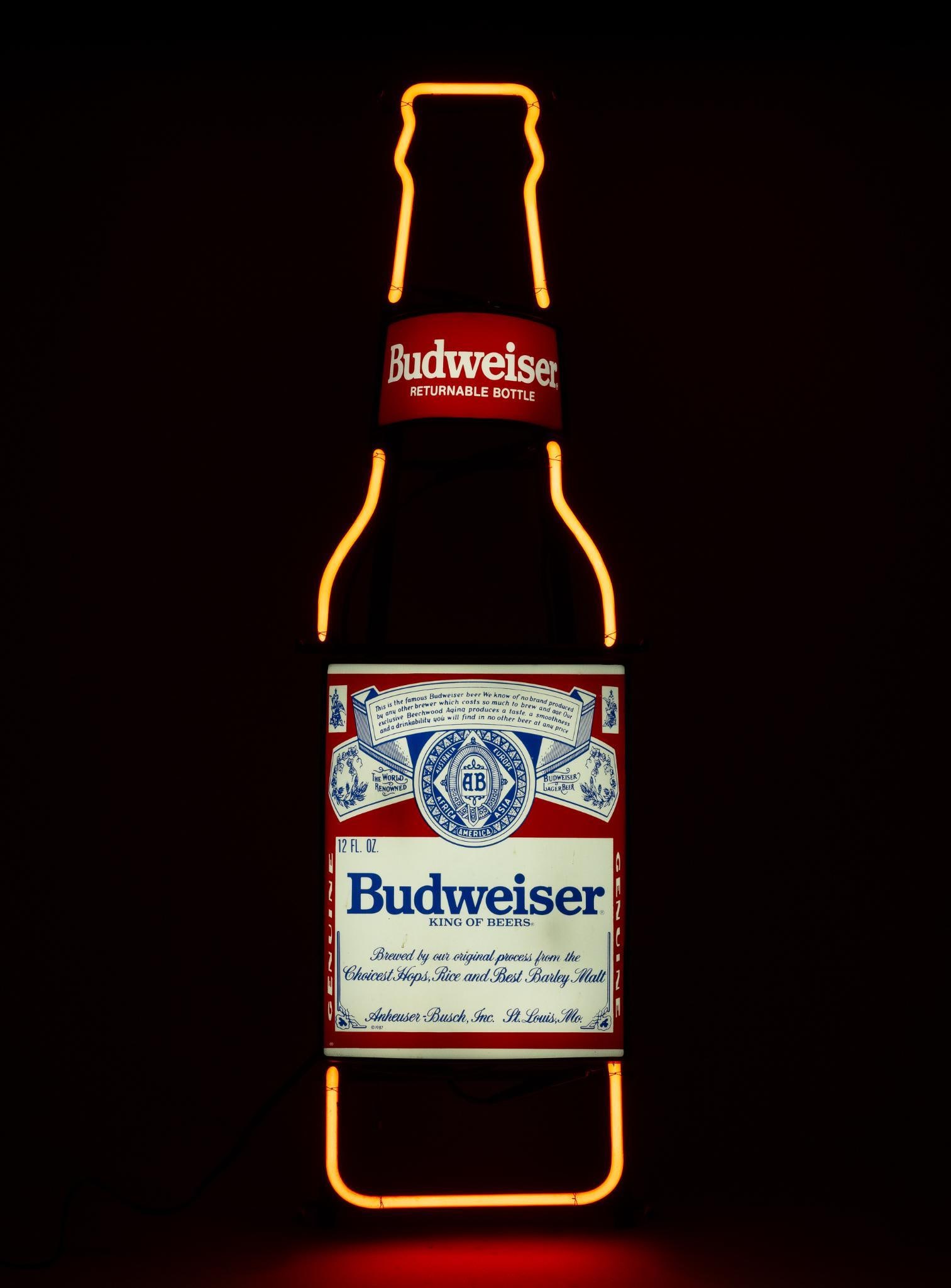 Budweiser Bottle Neon Sign (1 of 4)