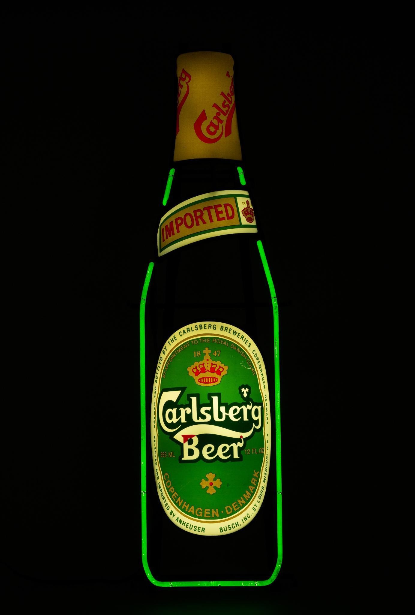 Carlsberg Beer Bottle Neon Sign (1 of 4)