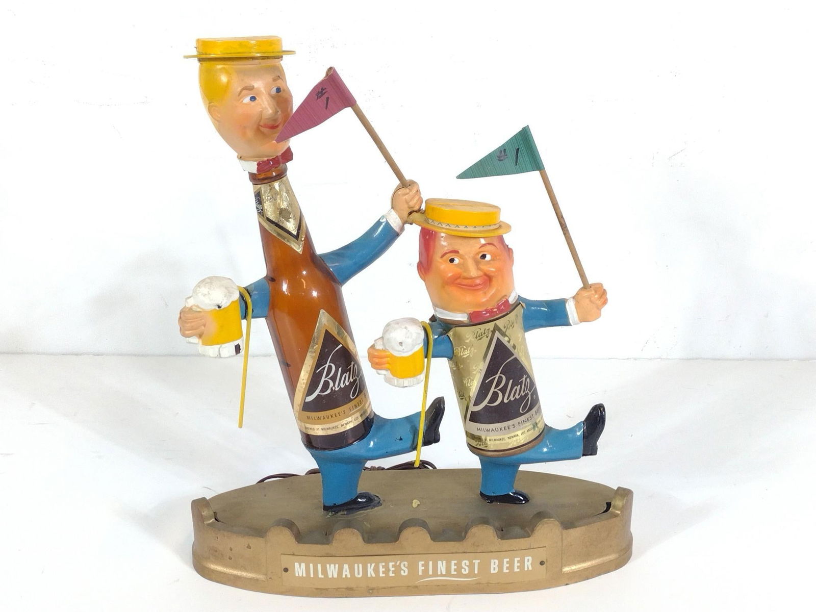 Blatz Beer 2 Figure Light Display (1 of 4)