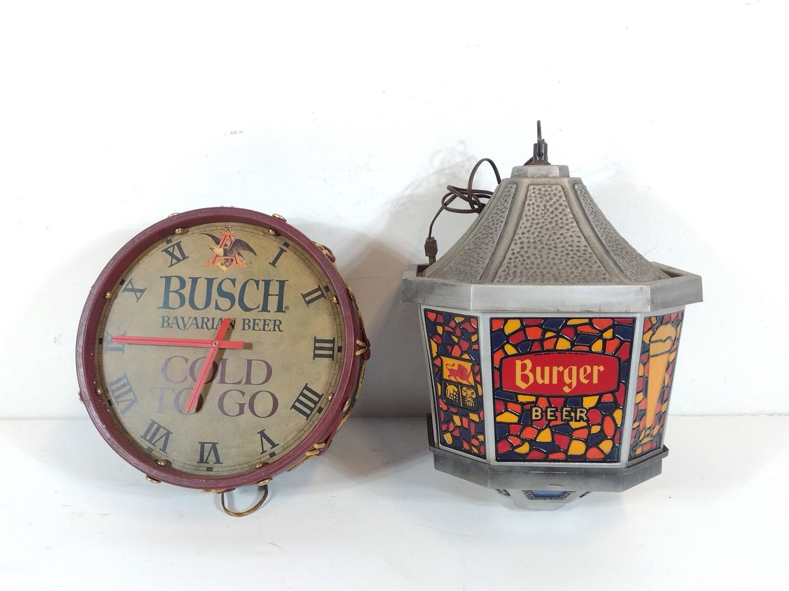 2 Beer Advertising Lights incl Burger Beer (1 of 3)