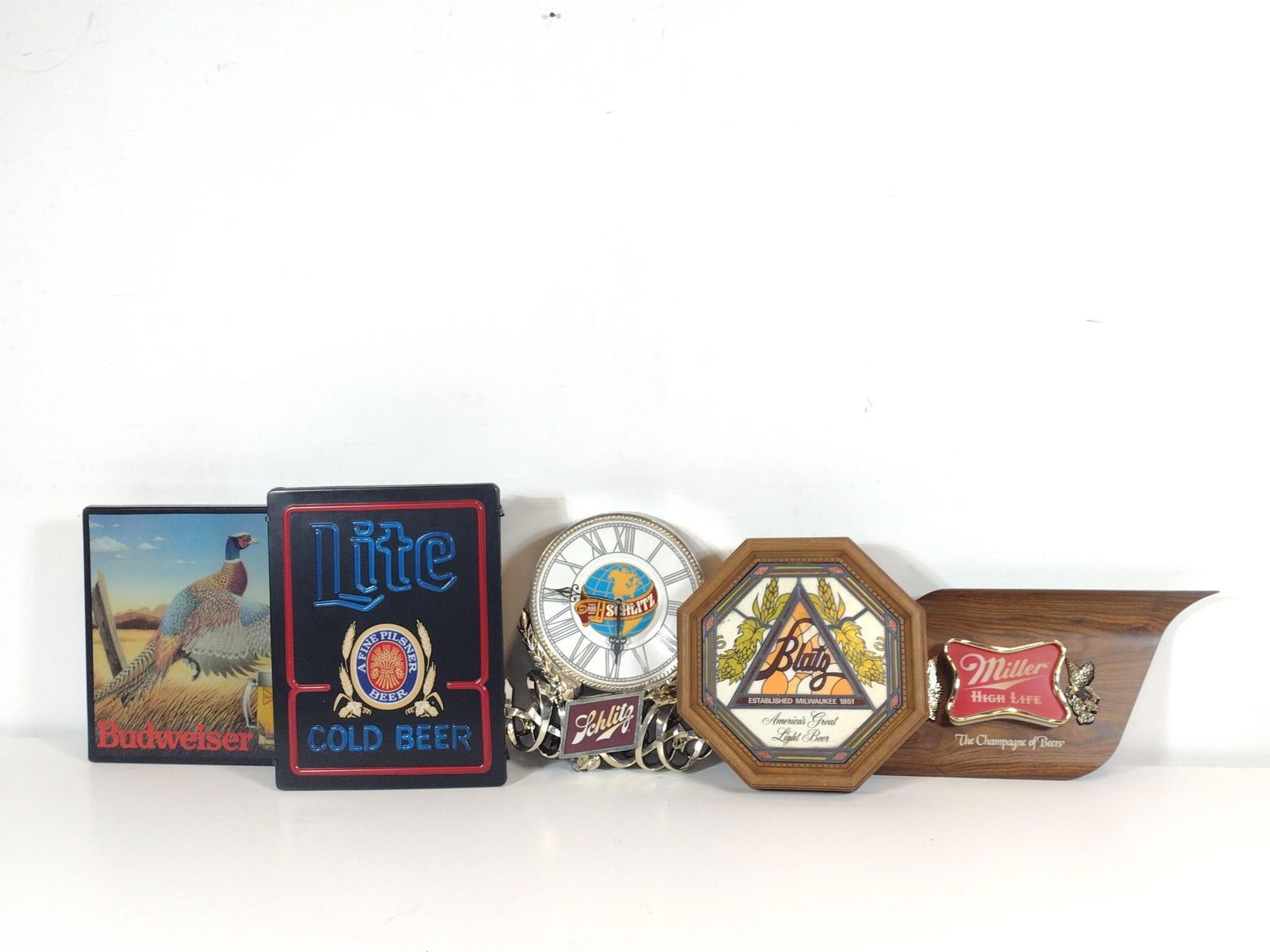 5 Beer Signs Incl Miller (1 of 5)