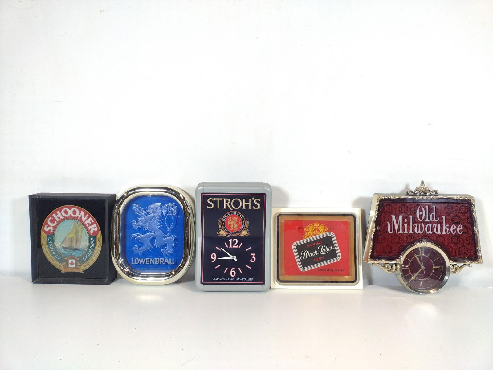 5 Beer Signs Incl Schooner (1 of 5)