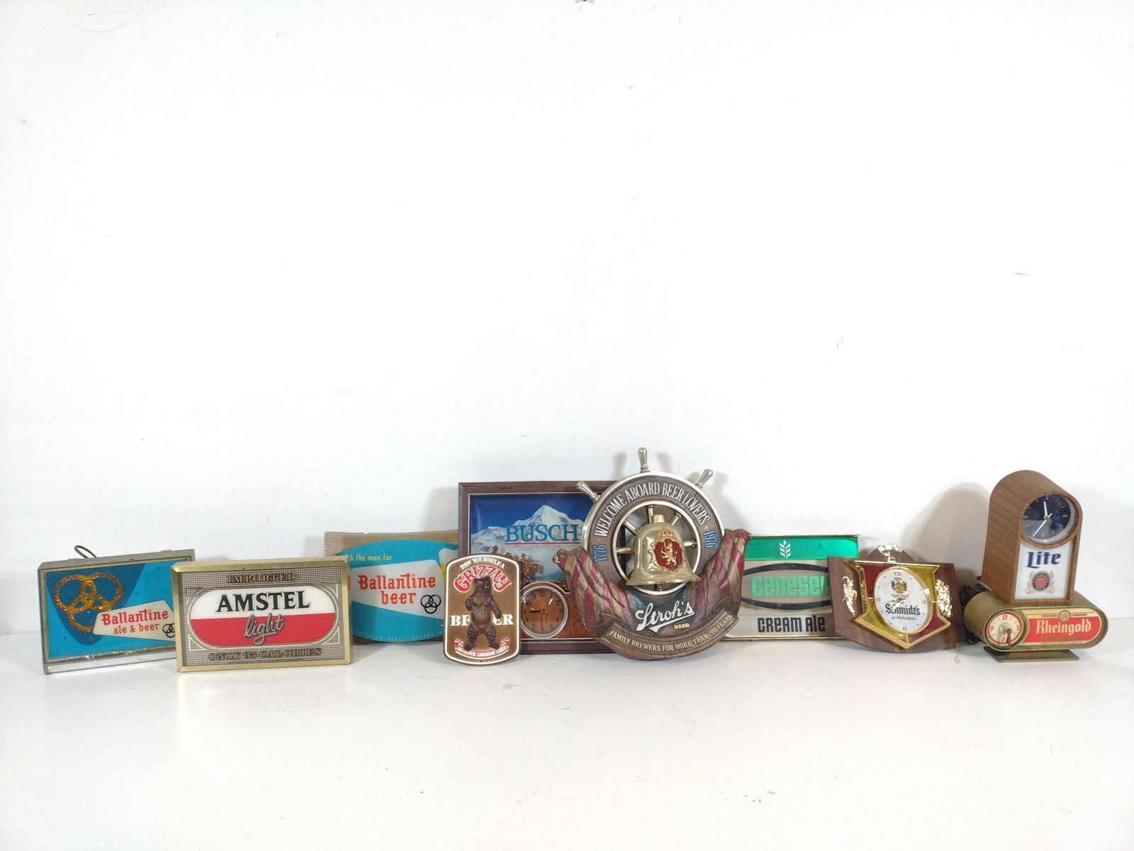 10 Beer Wall Signs and Clocks incl Rheingold (1 of 4)