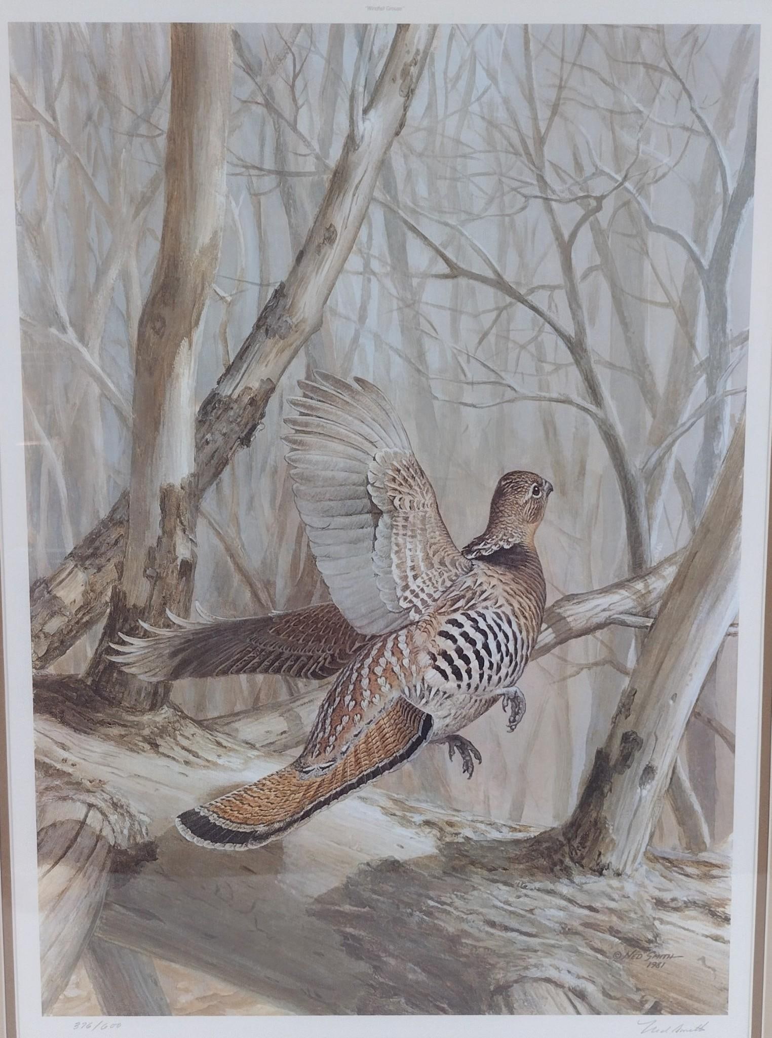 "Windfall Grouse" Limited Edition Ned Smith Print (1 of 5)