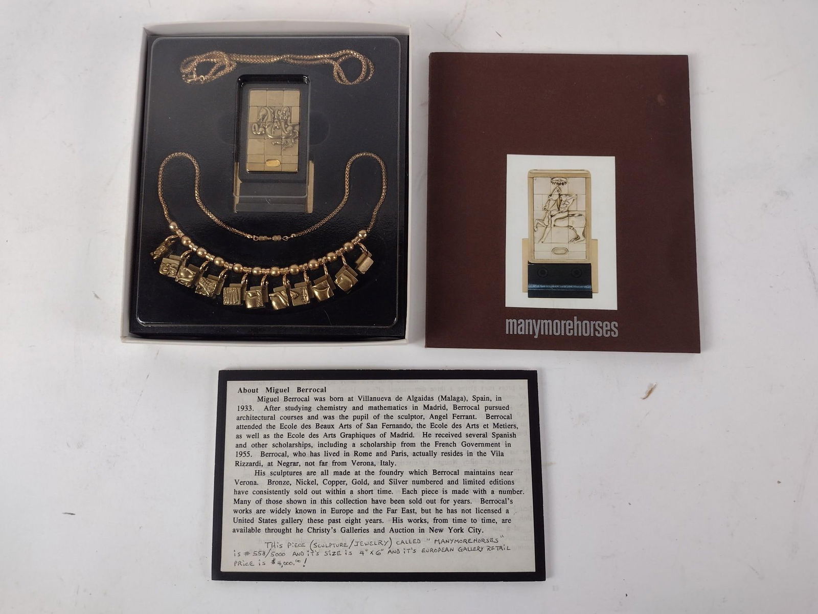 Miguel Berrocal Manymorehorses Necklace (1 of 1)