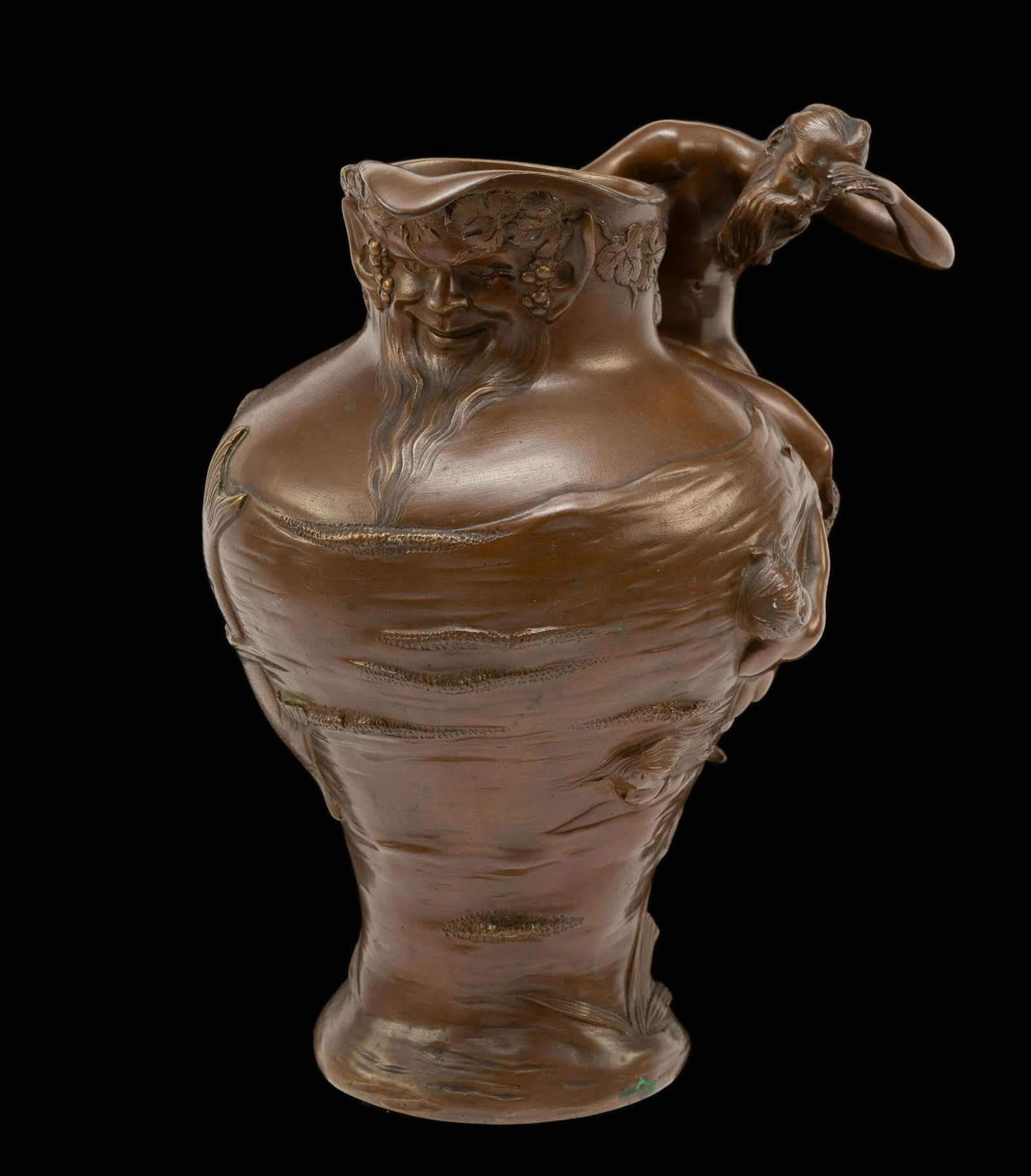 Bronze Art Nouveau Pitcher By Alexandre Clerget (1 of 6)