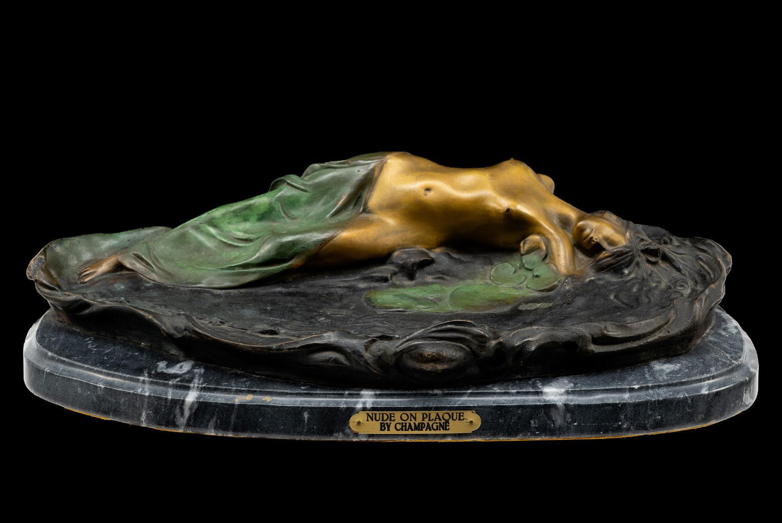 Art Nouveau Bronze Pierre Etienne Daniel Campagne (1 of 4)