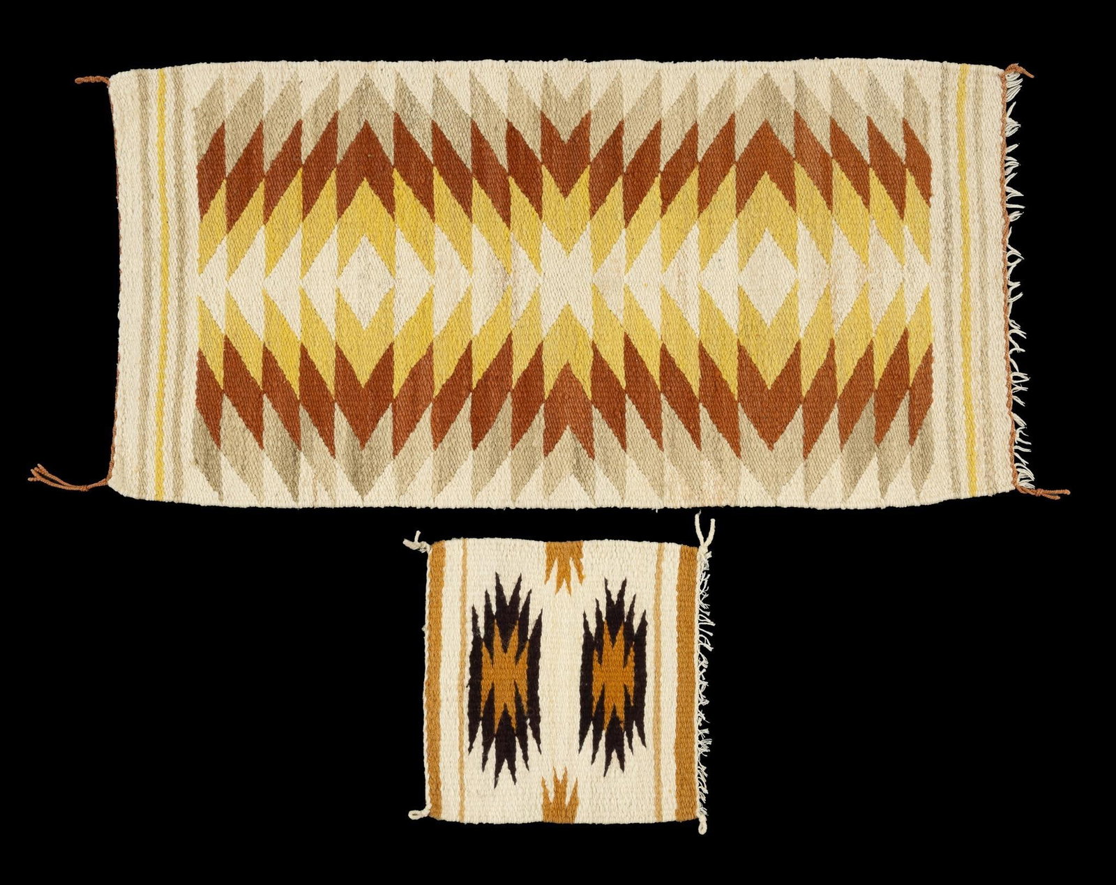 (2) Vintage Navajo Chinle Rugs (1 of 7)