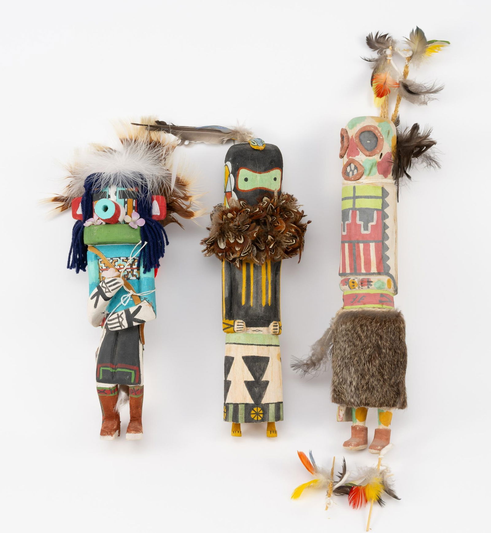 (3) Vintage Hopi Kachina/Katsina Dolls incl N. Lomatewama (1 of 8)