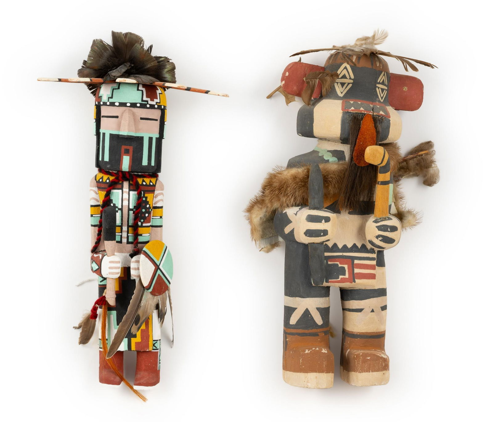 (2) Old Style Hopi Kachinas/Katsinas (1 of 5)