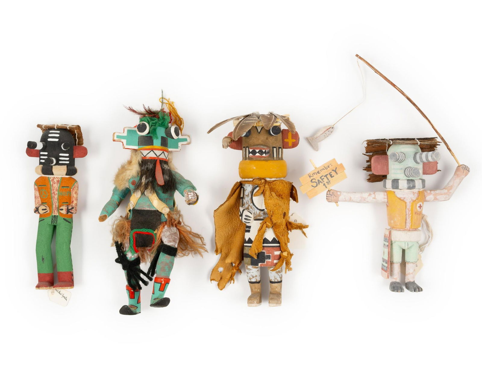 (4) Various Hopi style Kachina/Katsina Dolls (1 of 12)