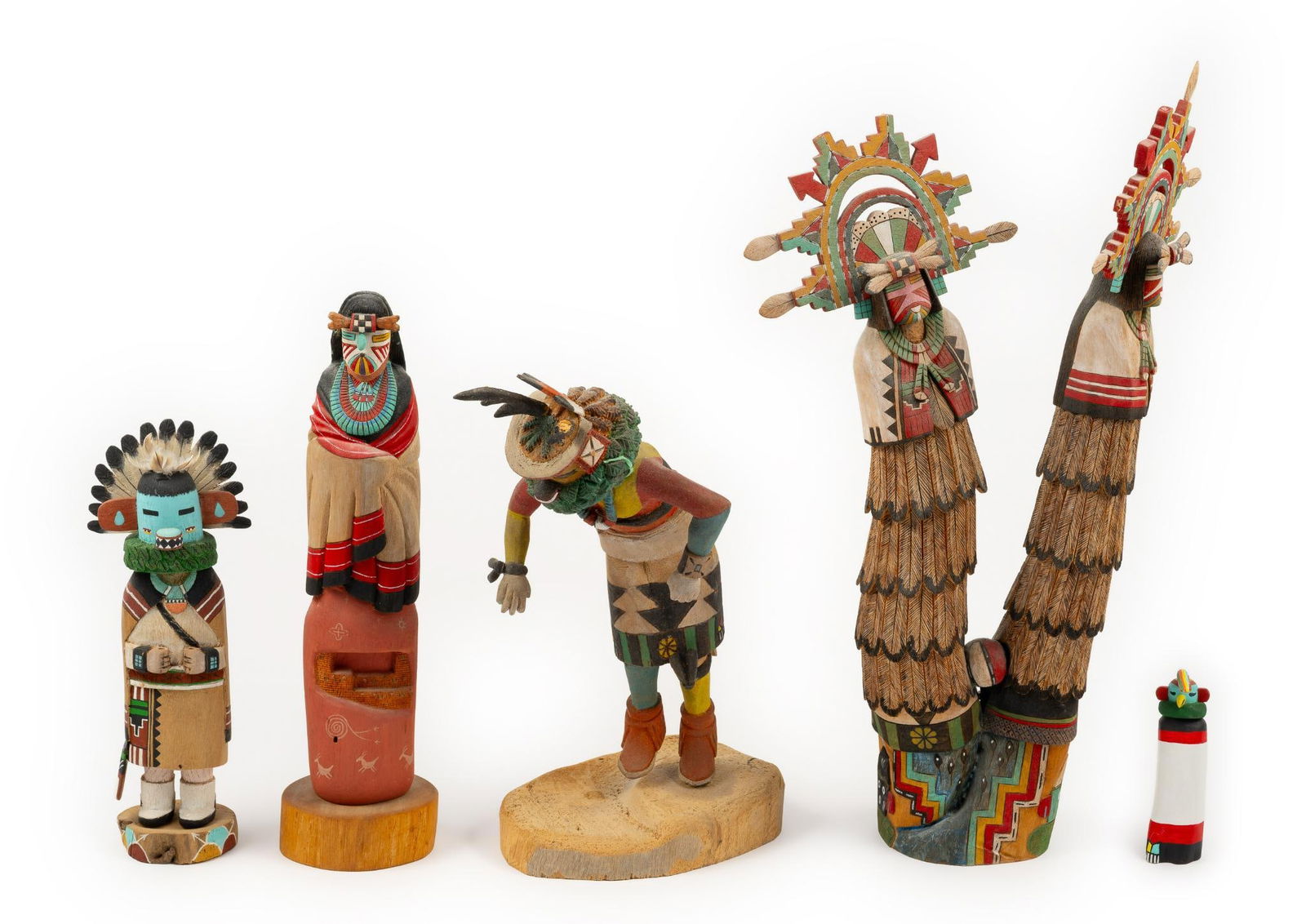 (5) Modern Action Figure Native American Dolls Incl Hopi (1 of 15)