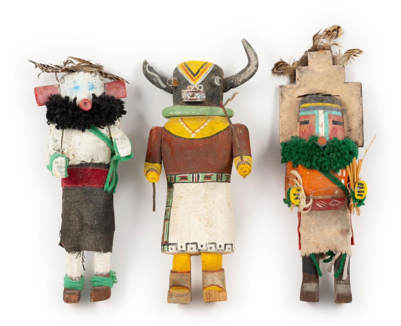 (2) Navajo Dolls & (1) Route 66 Hopi Doll (1 of 8)