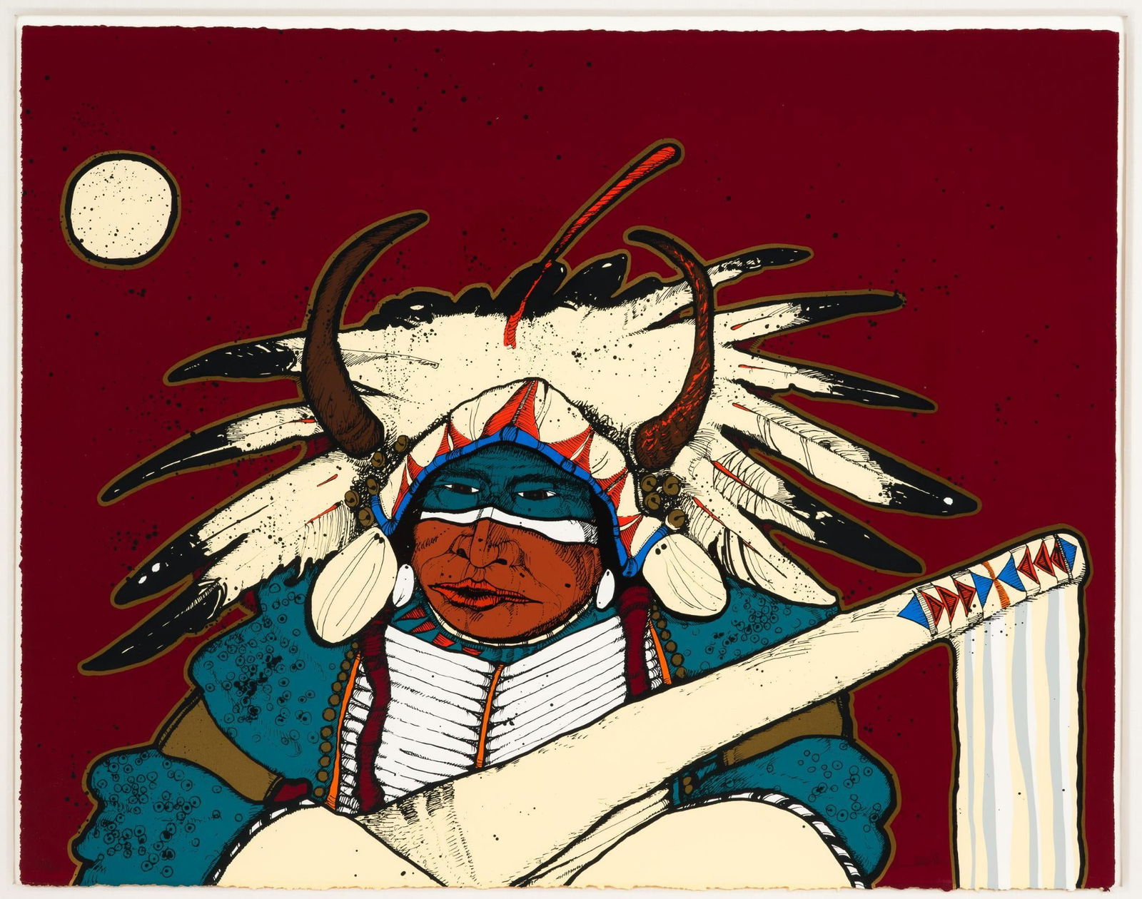 Kevin Red Star Lithograph (1 of 4)