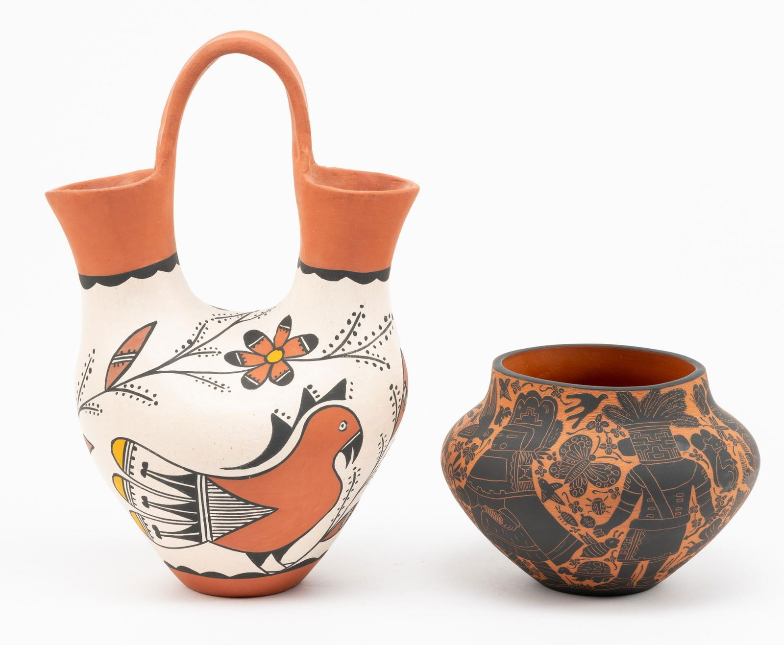 Norma Jean And Nathaniel Vallo Native American Pottery Acoma N. M. (1 of 9)