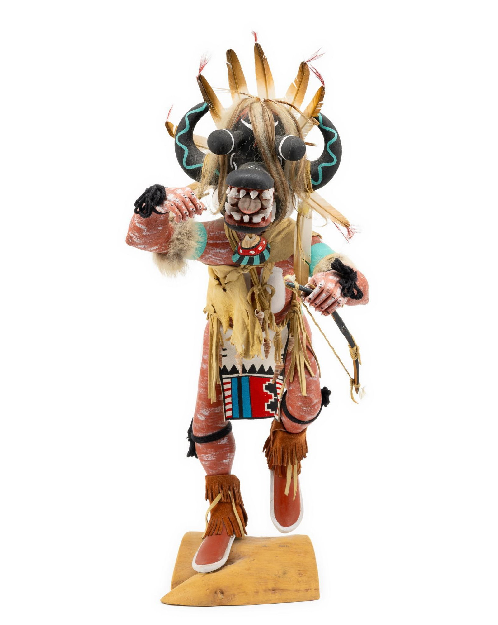 Native American Kachina "Black Ogre" (1 of 4)