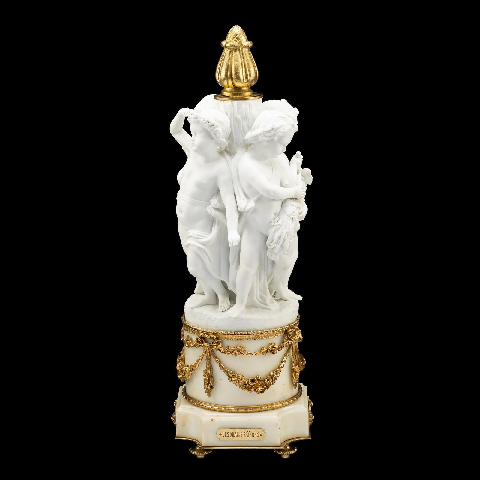 Four Season Bisque Porcelain Statue (1 of 5)