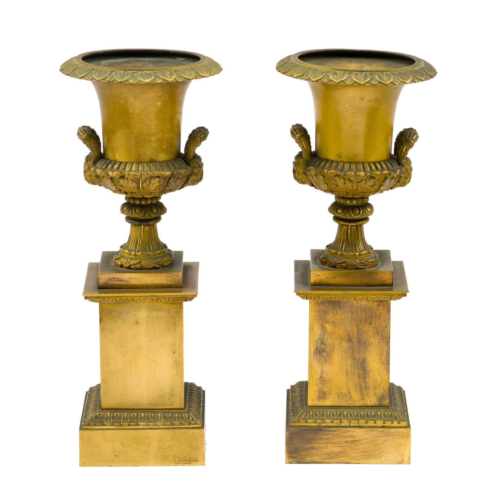 Pair of Brass Urns (1 of 5)
