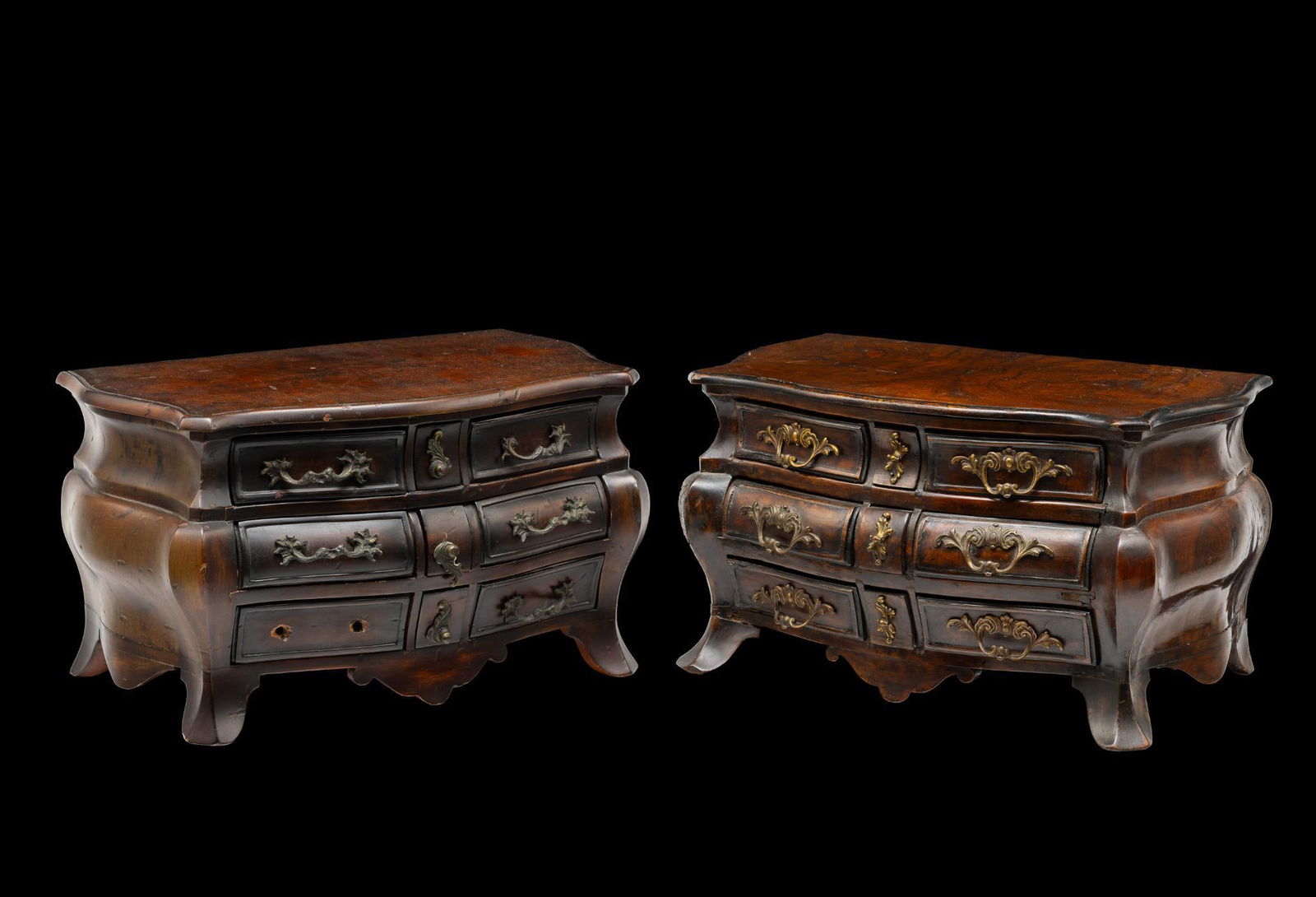 Pair Small Wood Chests (1 of 9)