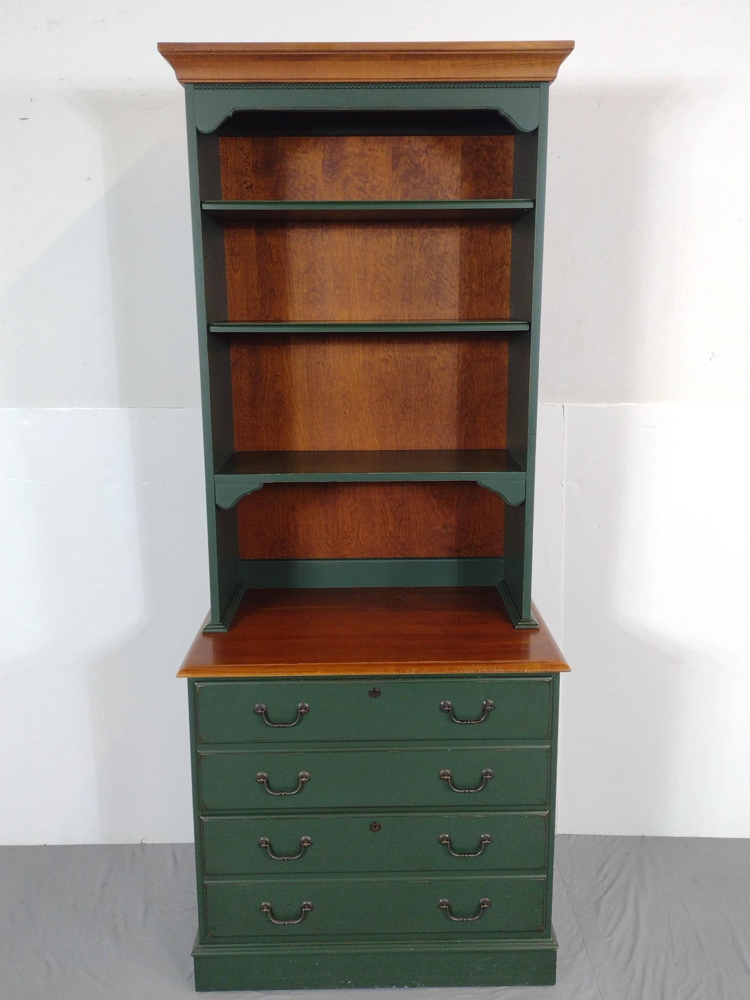 Ethan Allen Filing Cabinet With Book Shelf (1 of 5)