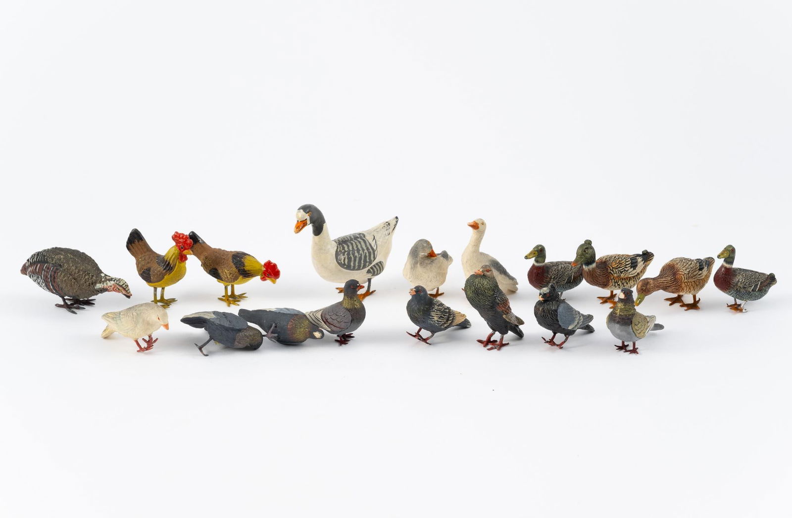 18 Miniature German Bird Figurines (1 of 4)