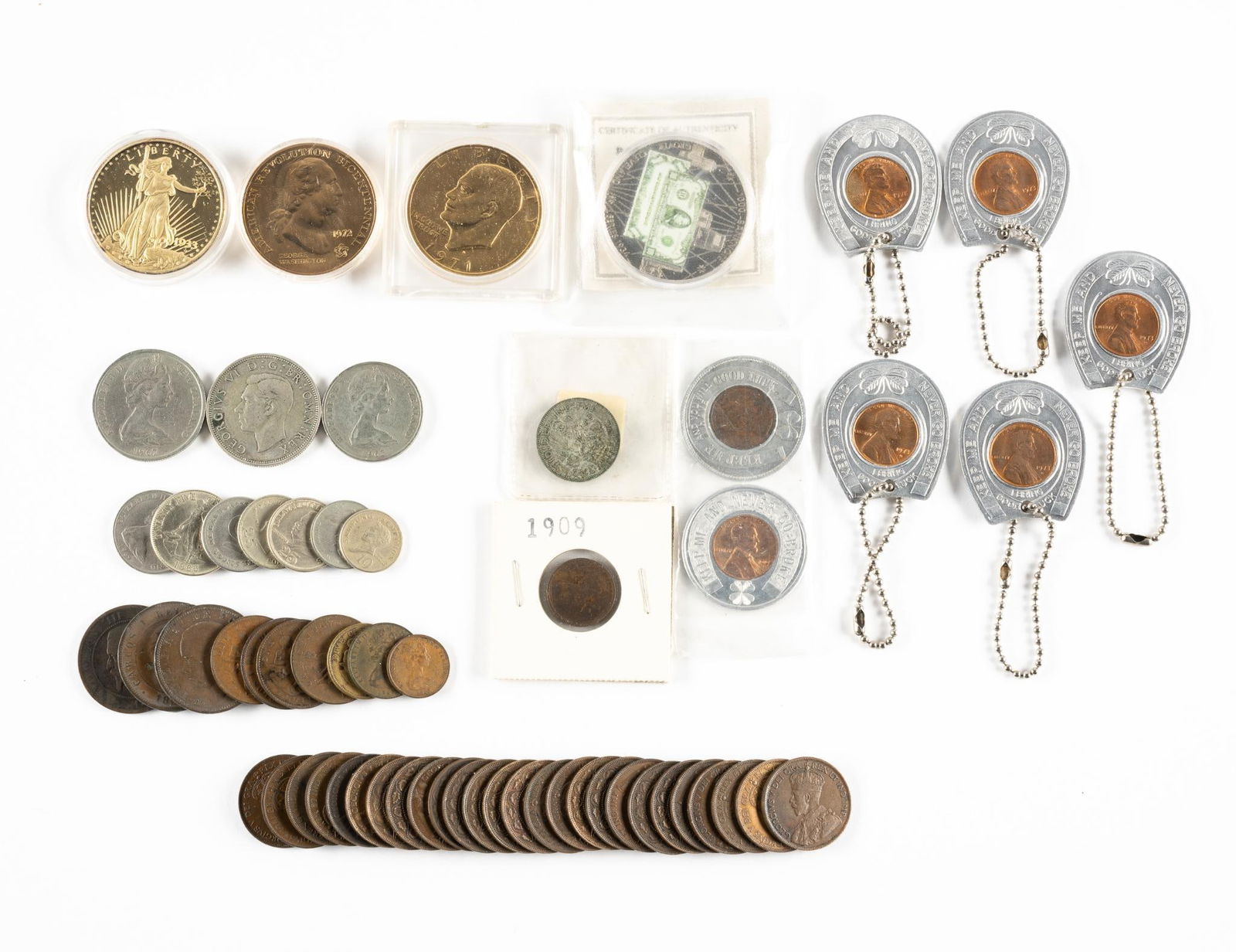 Group Of World Coins And Tokens (1 of 5)