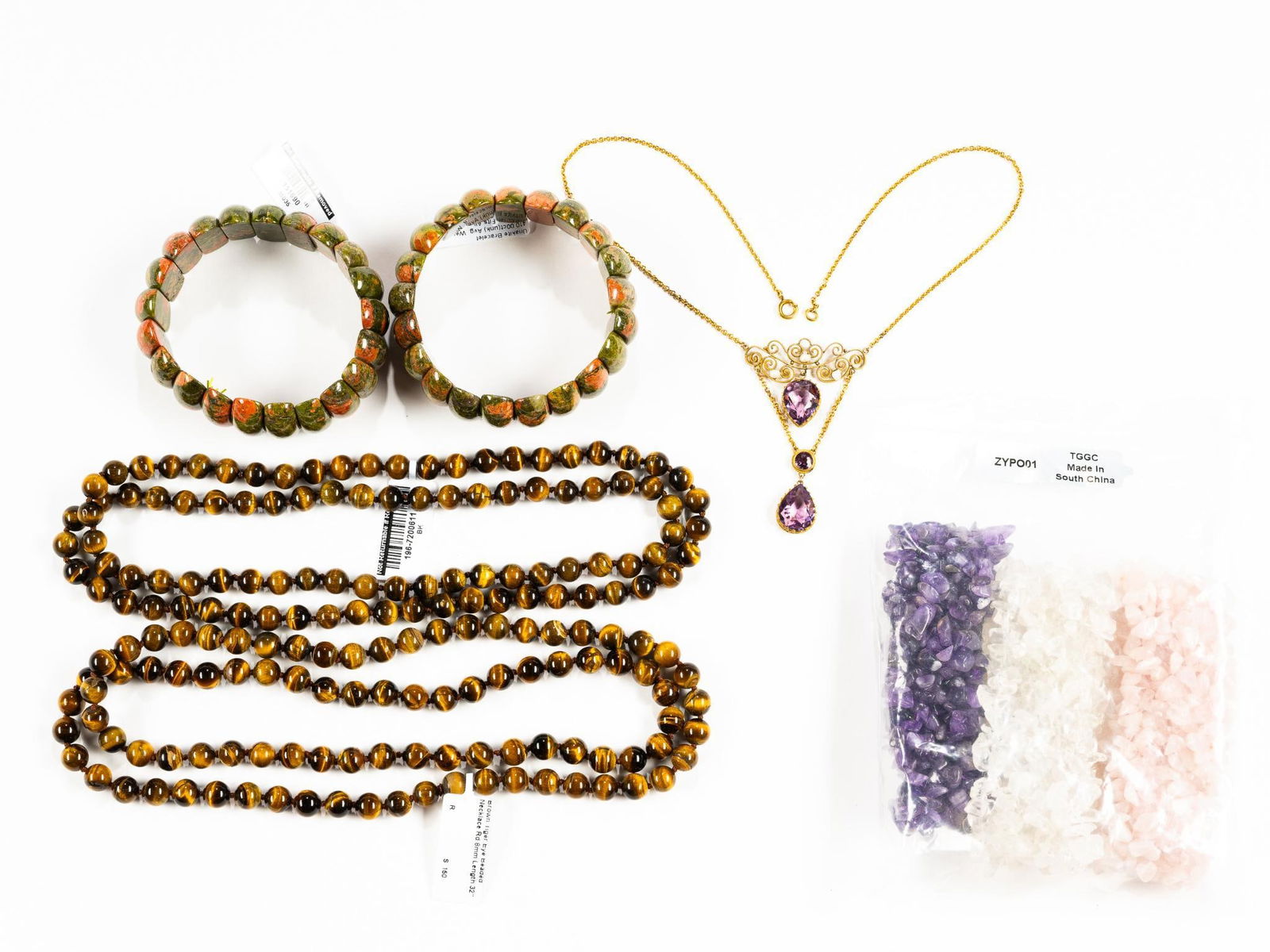Gemstone Bracelets And Necklaces (1 of 6)