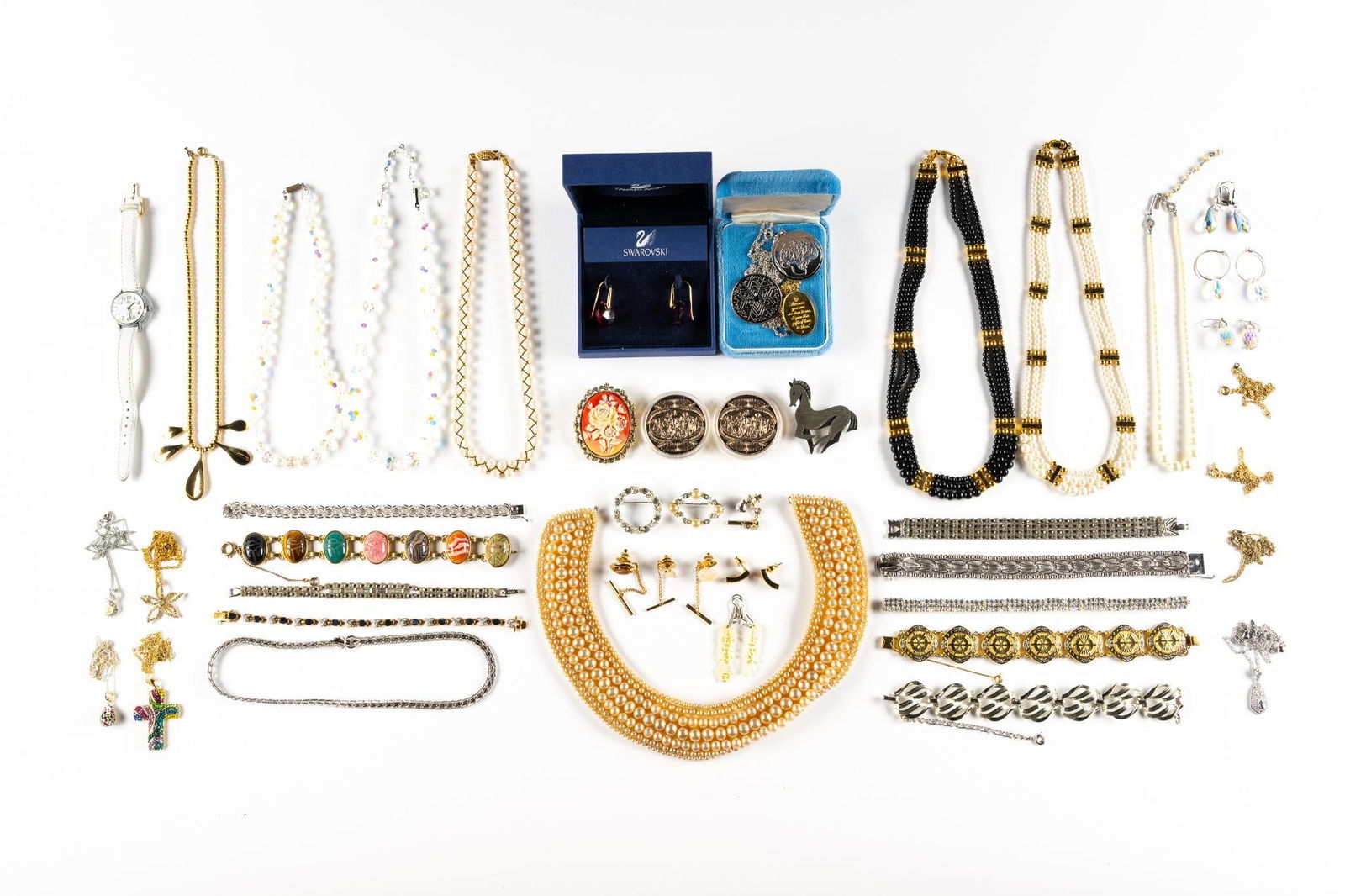 Costume Jewelry Swarovski And Sterling Silver (1 of 7)