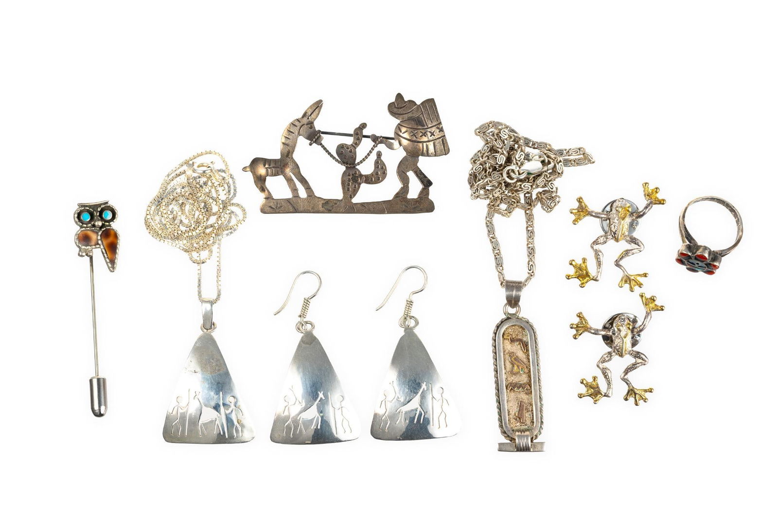 8 Pcs Sterling Silver Jewelry (1 of 7)