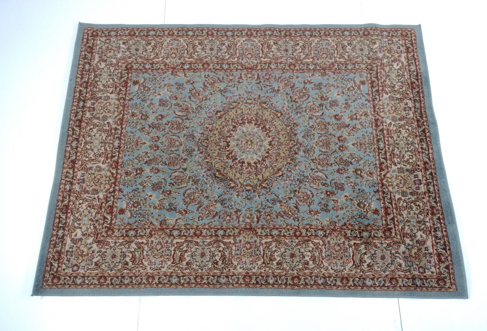 Pasha Collection Rug: NOT ELIGIBLE FOR IN-HOUSE SHIPPING. 7" long X 5'3" wide. Made in Turkey.