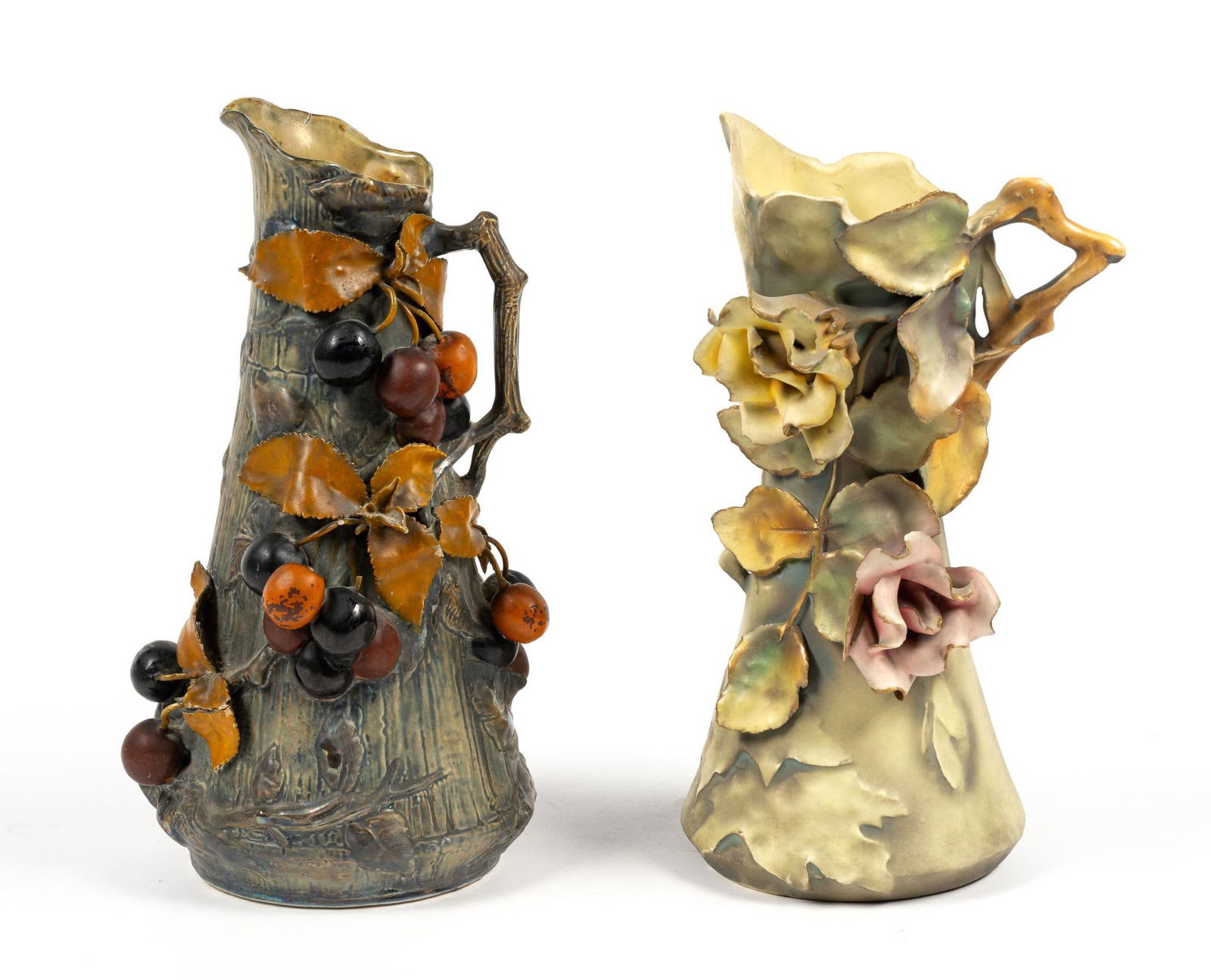 2 Austrian Relief Jugs incl Robert Hanke (1 of 3)