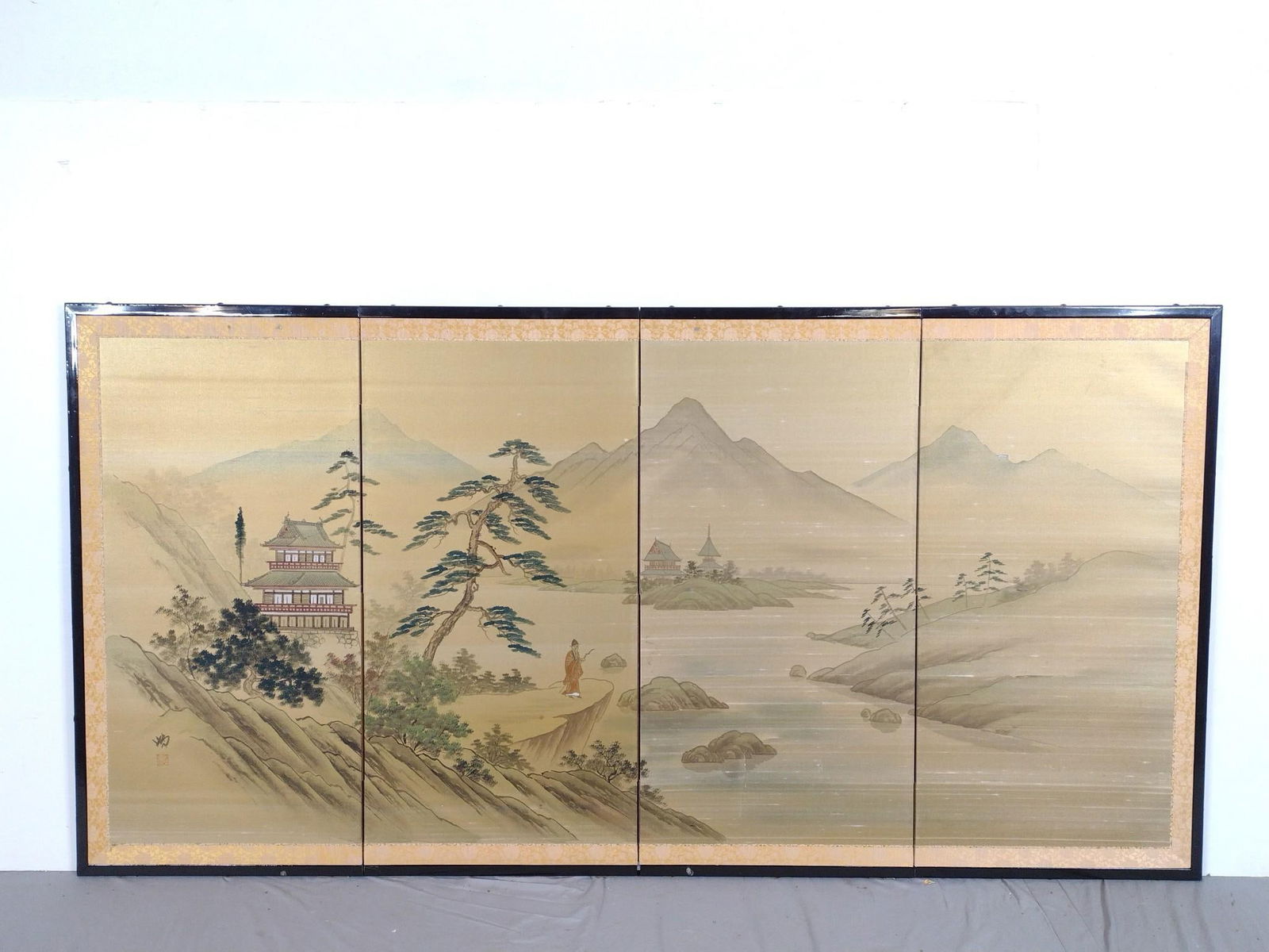 4 Panel Asian Wall Art (1 of 5)