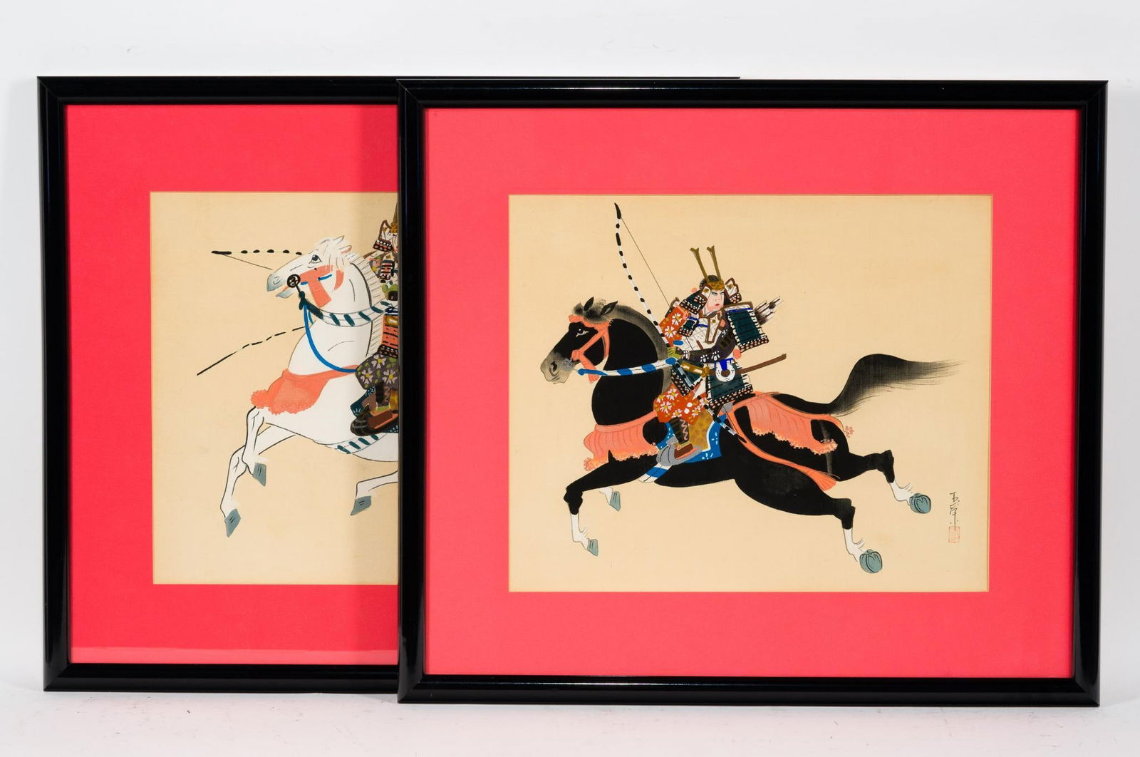 2 Samurai Warrior Framed Pcs (1 of 9)