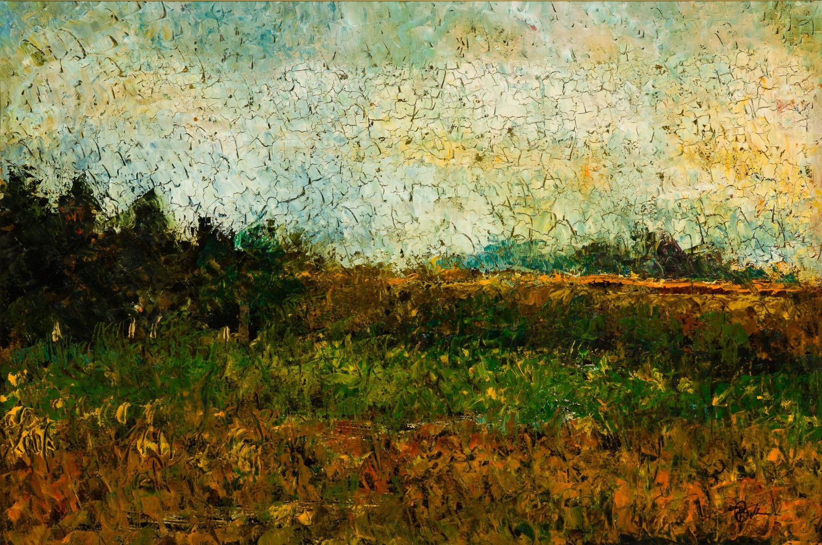 Oil Painting On Paper Painting By Bika Tsaava (1 of 4)