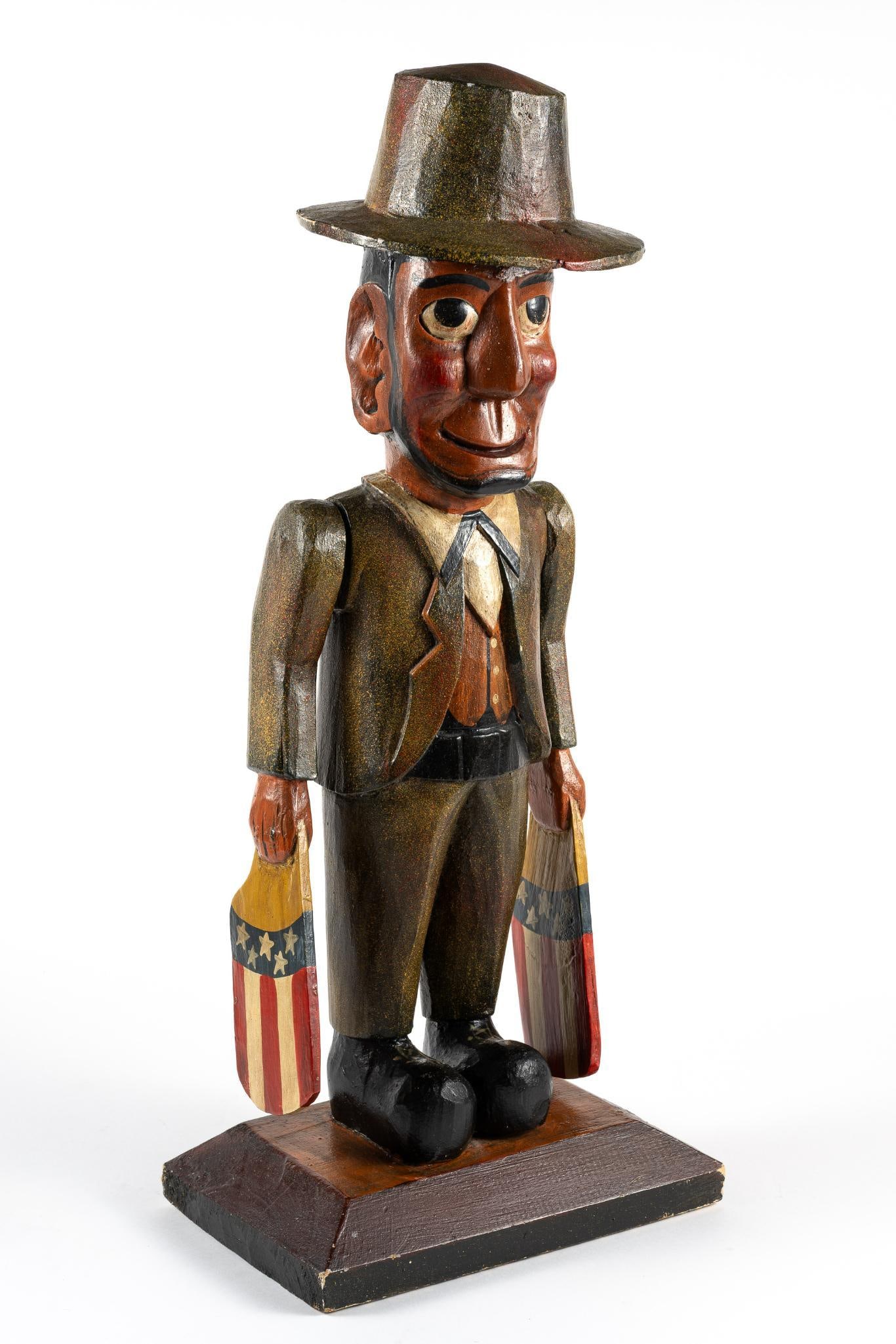 Wooden Patriotic Statue (1 of 3)