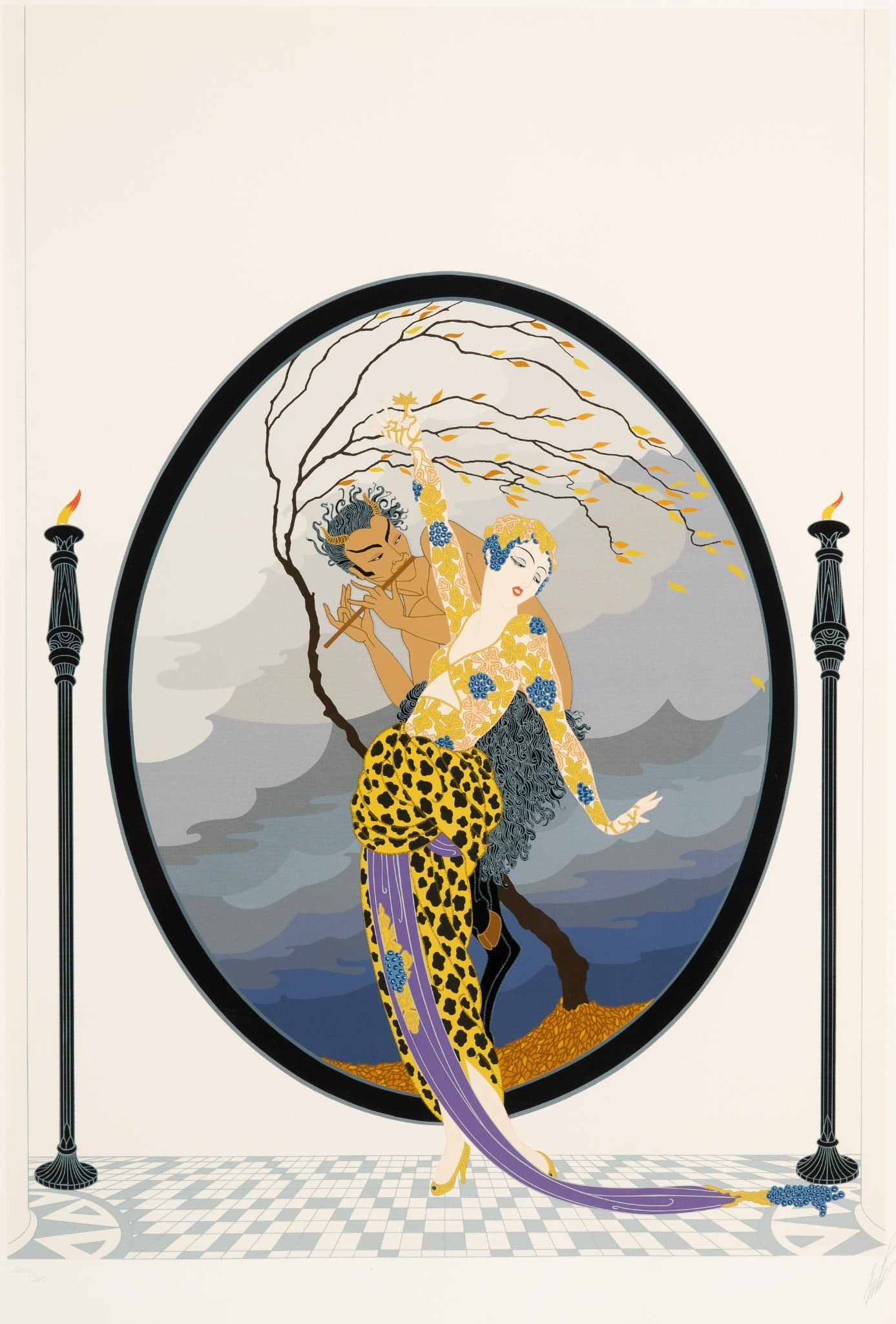 Erte Serigraph Woman & Satyr (1 of 5)