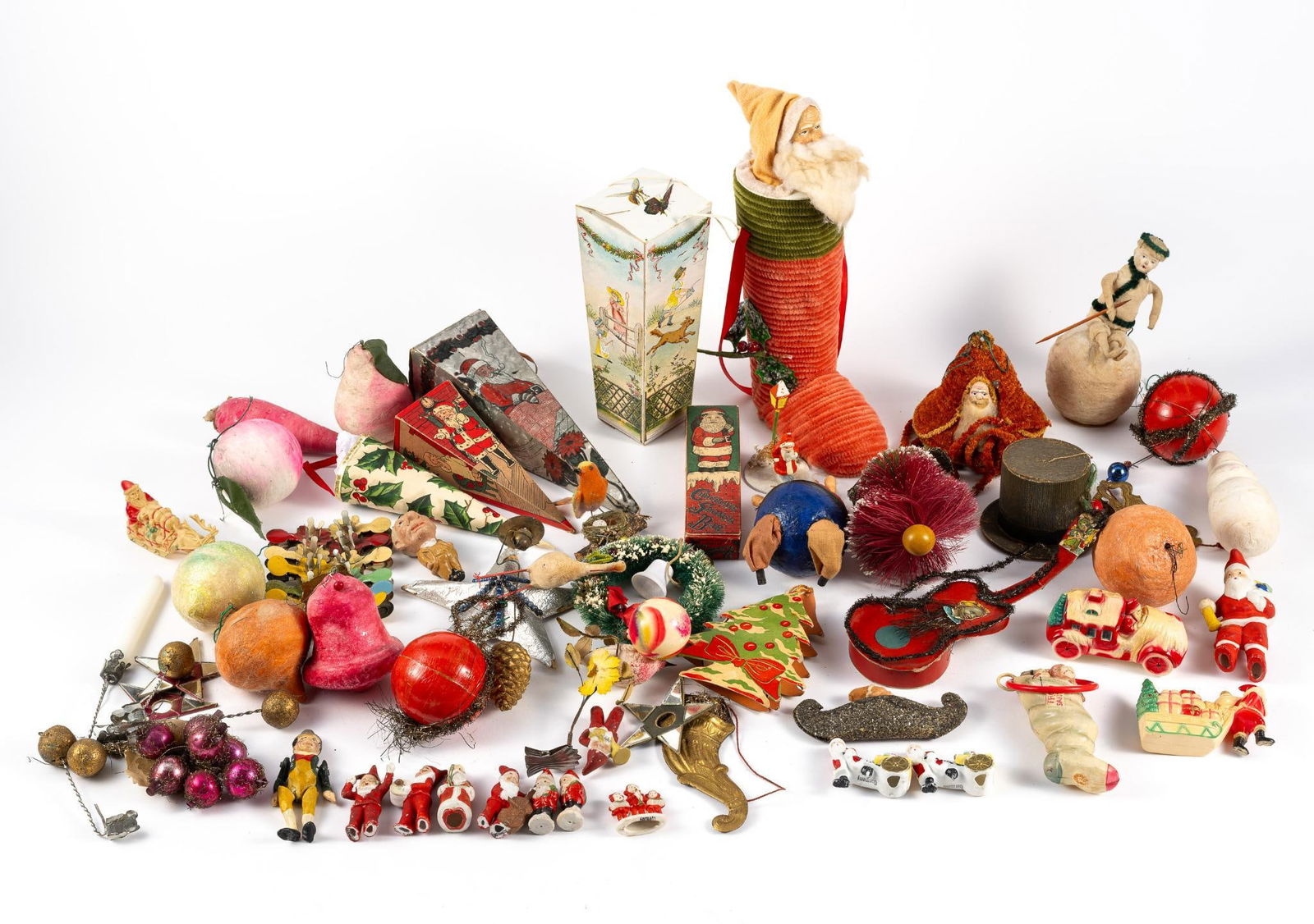 Large Lot Of Antique Christmas Decorations (1 of 5)