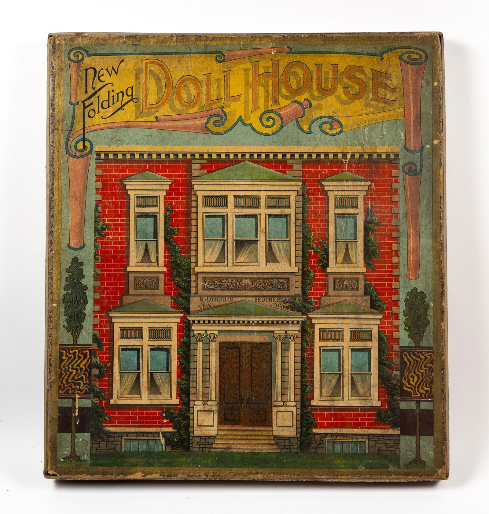 McLoghlin Bros New Folding Doll House (1 of 7)