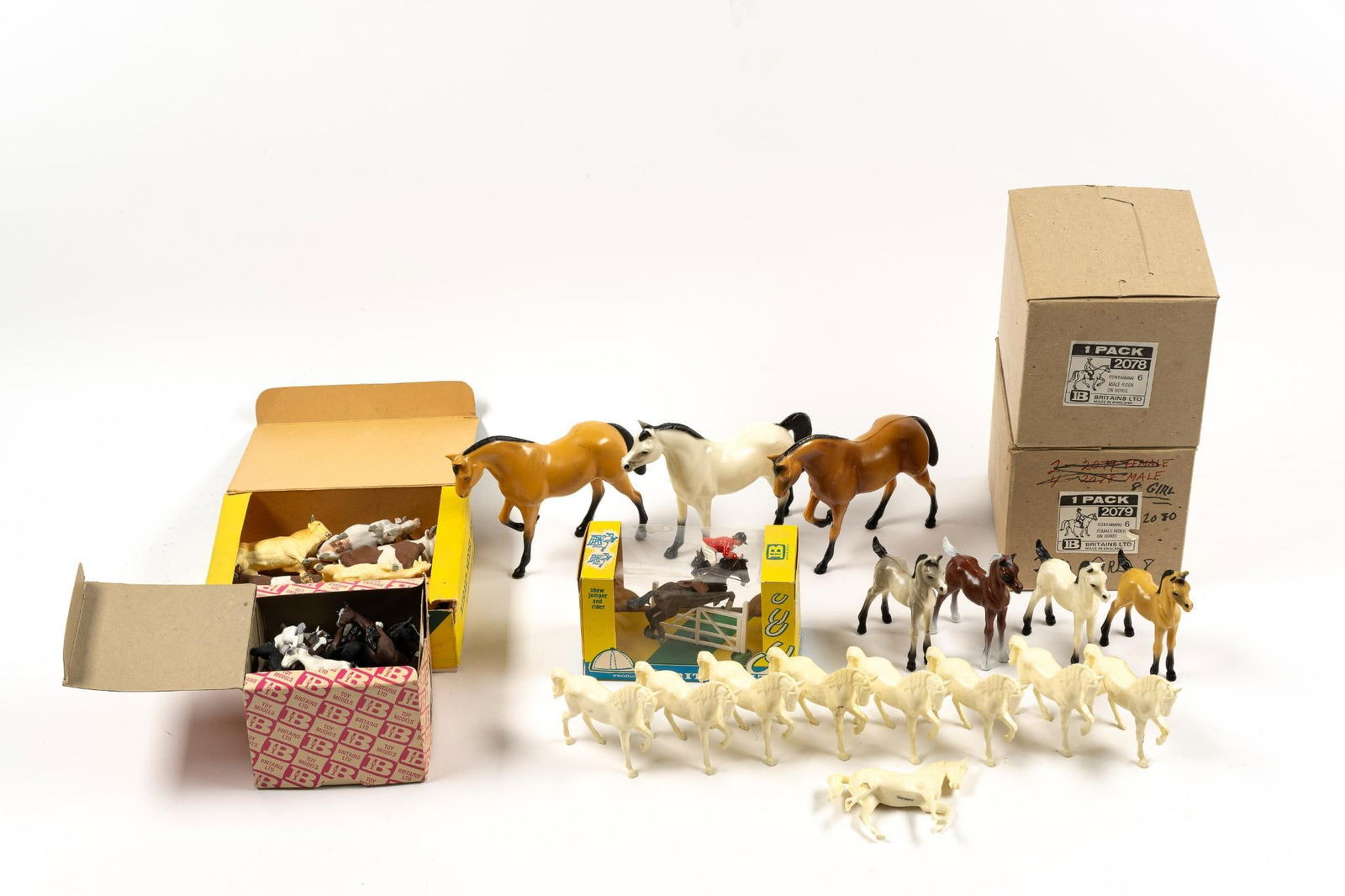 Lot of Plastic Farm Animal Miniatures incl Britains LTD (1 of 5)