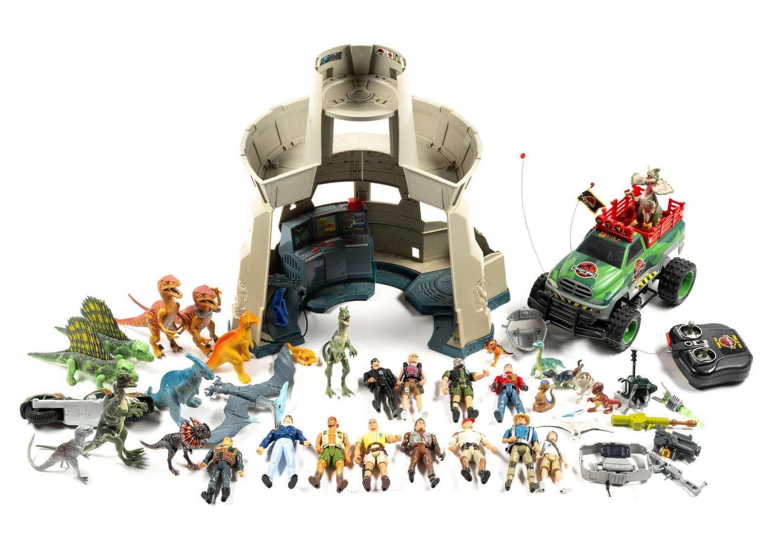 1993 Jurassic Park Electronic Command Compound and Tyco R/C Jurassic Park Car (1 of 5)