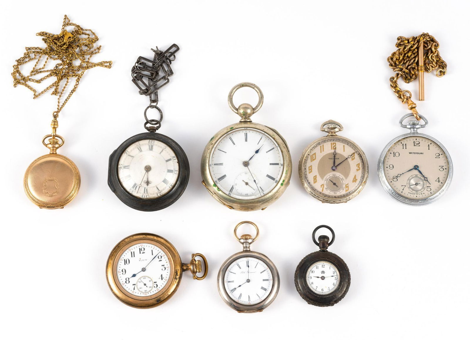 Eight Antique Pocket Watches (1 of 3)