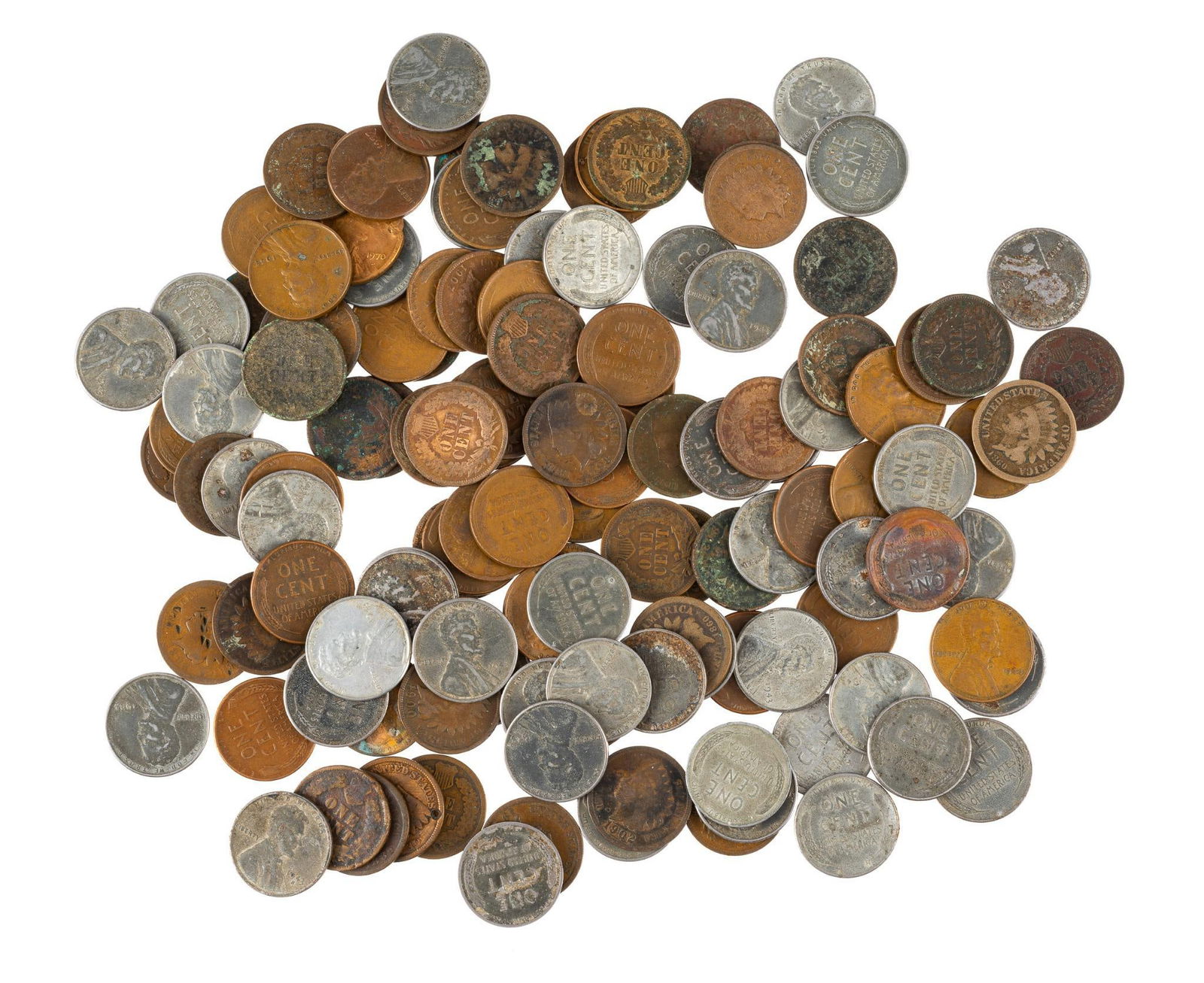 Wheat Cents And Indian Head Cents (1 of 2)