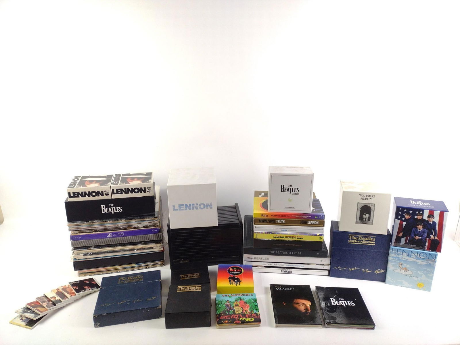 Grouping of Rock and Pop Vinyl Records and CD Sets incl The Beatles (1 of 10)