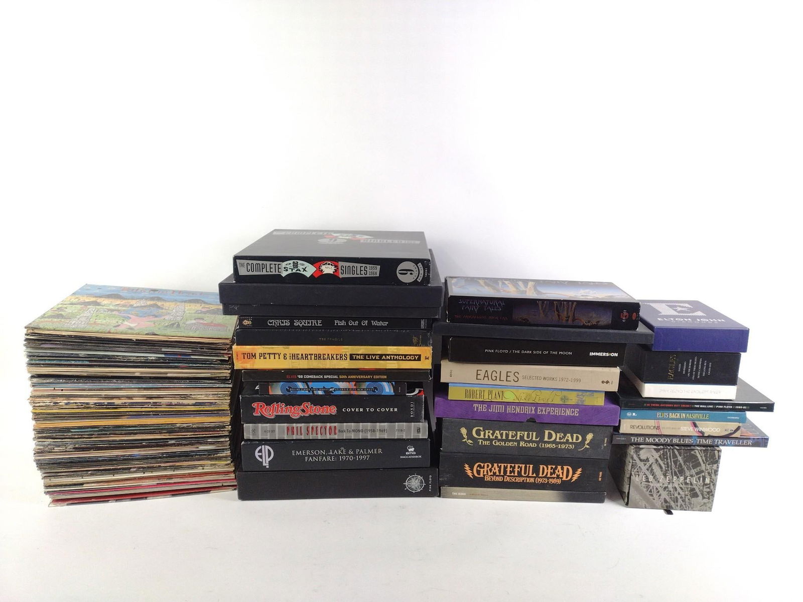 Grouping of Rock and Pop Vinyl Records and CD Sets incl Pink Floyd (1 of 6)